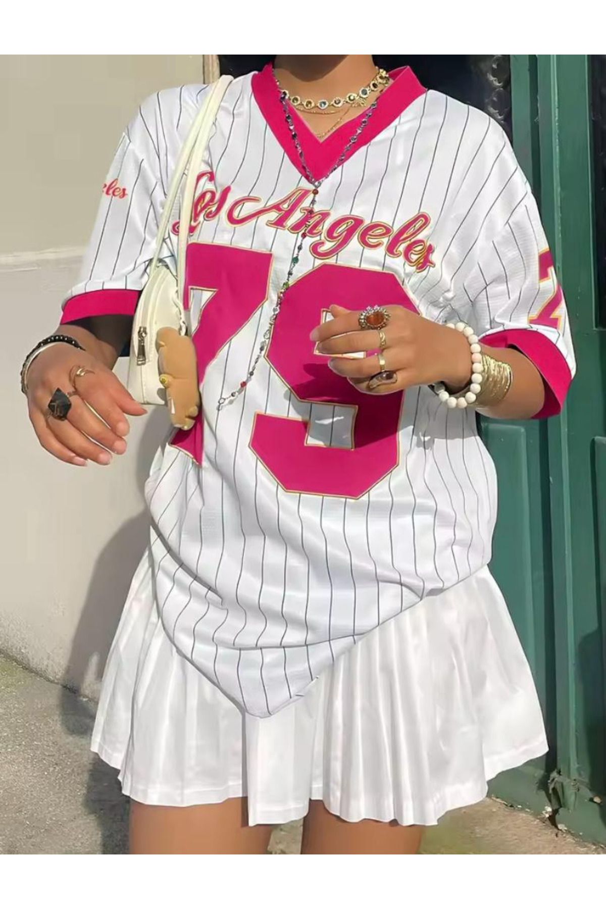 Gofeel Los Angeles 79 Pembe Jersey Forma