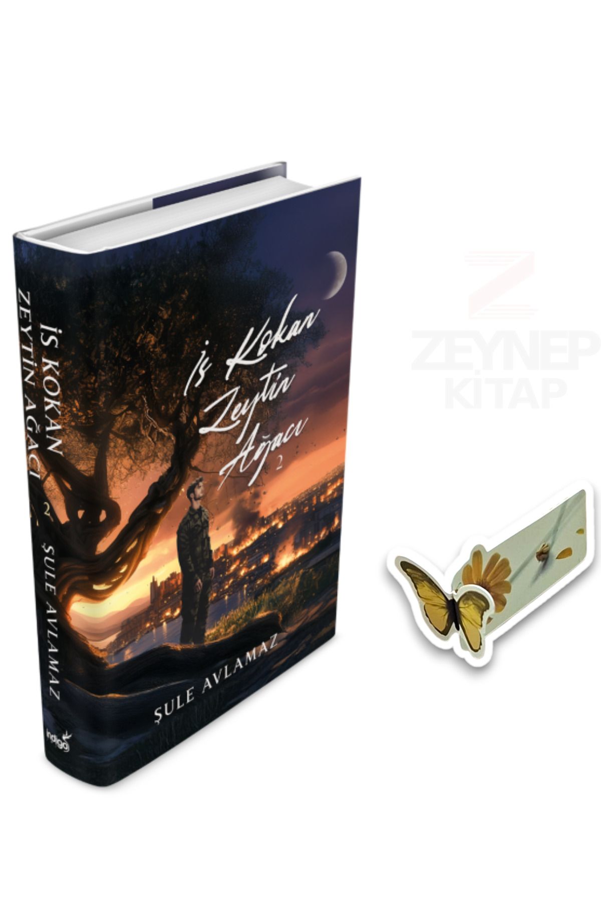 İndigo Kitap İs Kokan Zeytin Ağacı 2(CİLTLİ) (Özel Tasarım Hareketli Kelebek Ayraç Hediye)