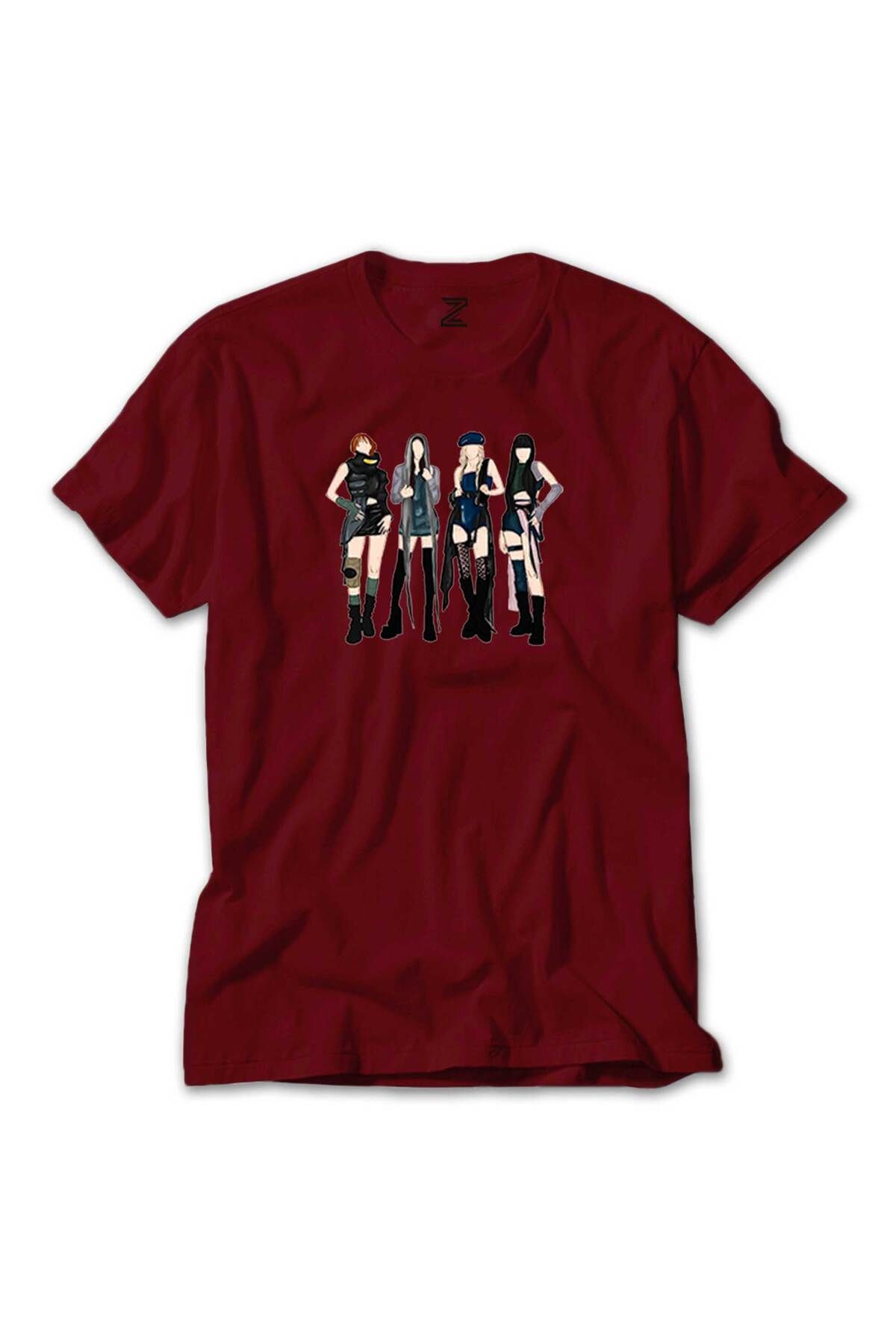 WAKHA Blackpink Pink Venom Kırmızı Tişört