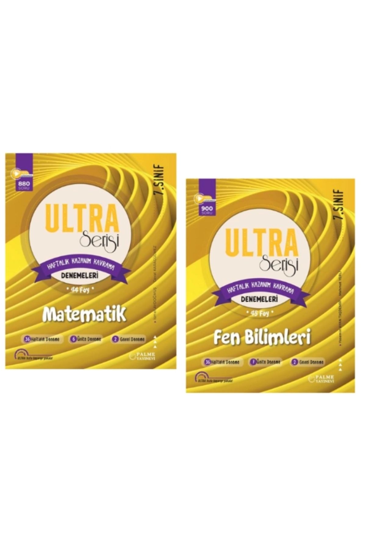 Palme Yayınevi PALME YAYINLARI 7.SINIF TÜRKÇE - FEN BİLİMLERİ - KAZANIM KAVRAMA DENEME SETİ
