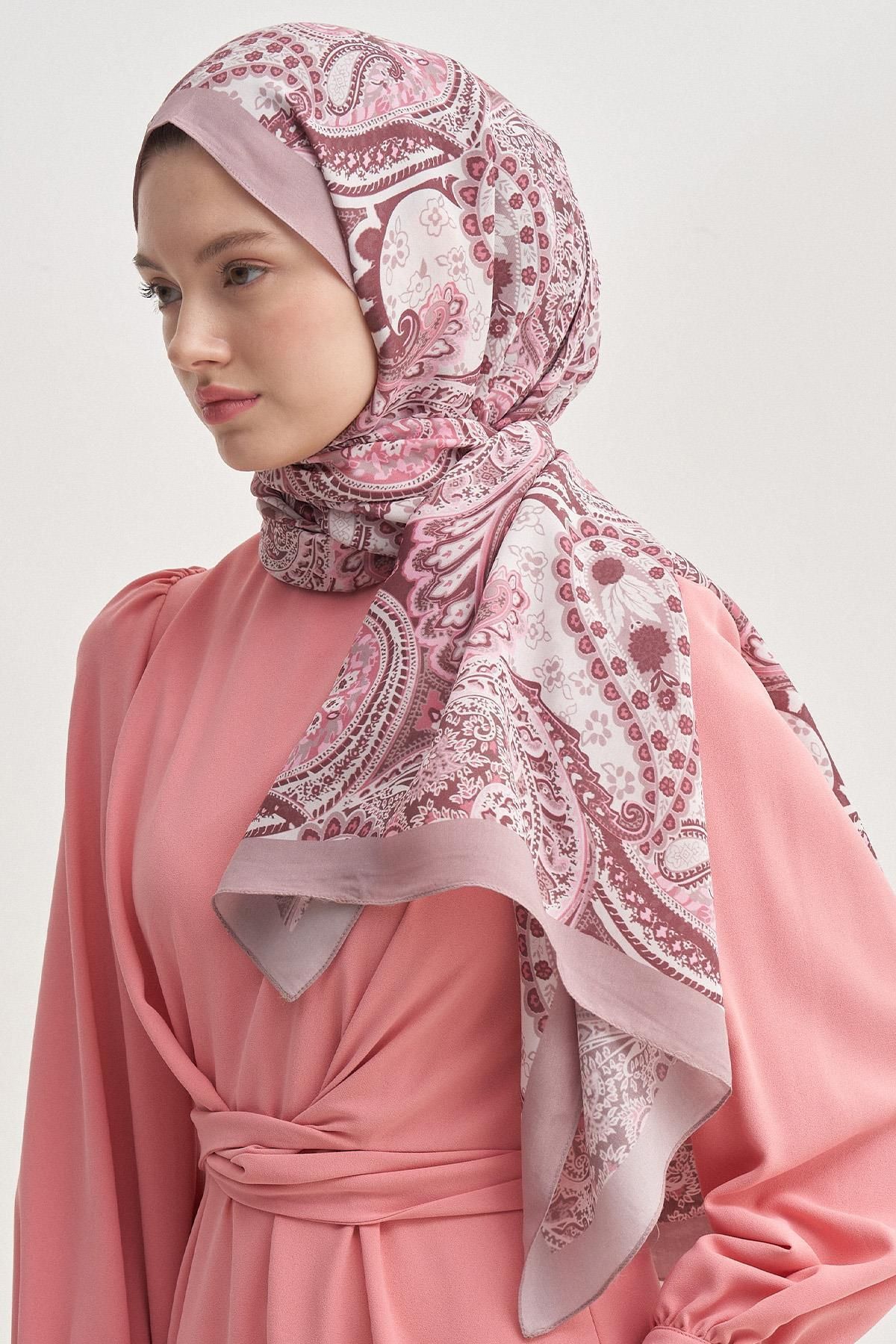 carell Rosella Soft Pembe Nilla Pamuklu Şal