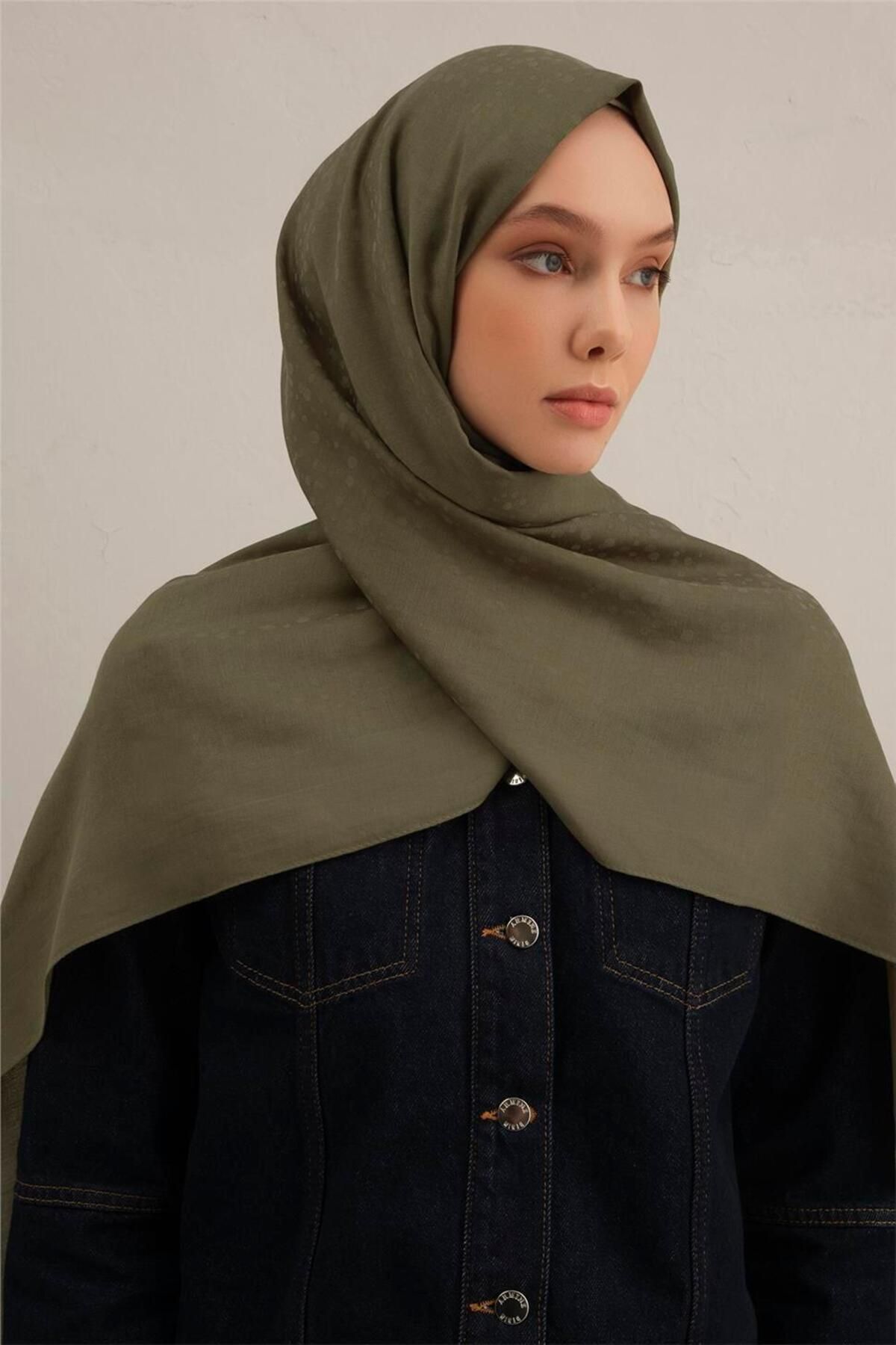 Armine Damla Desen Bambu Cotton Şal 49