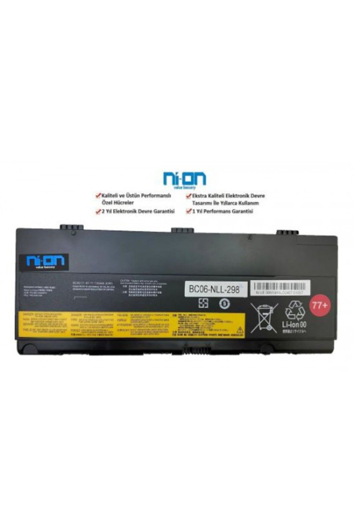 NION Lenovo 01AV495 uyumlu Notebook Batarya - Pil