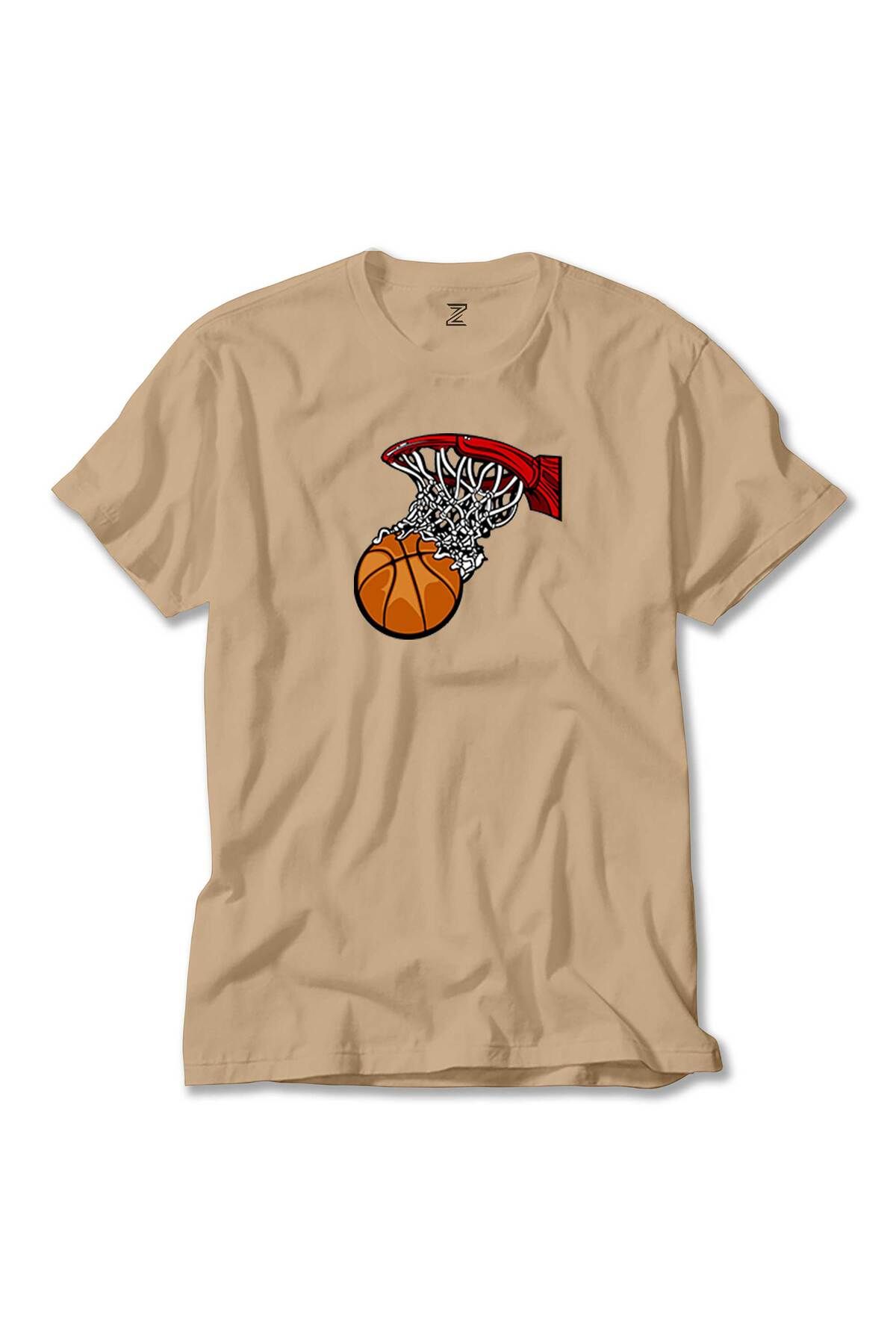 WAKHA Basketball Hoop Krem Tişört