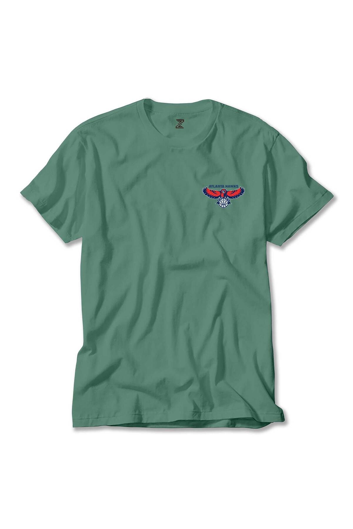 WAKHA Atlanta Hawks Logo Yeşil Tişört