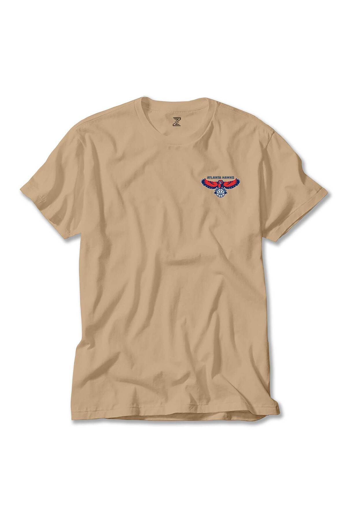 WAKHA Atlanta Hawks Logo Krem Tişört