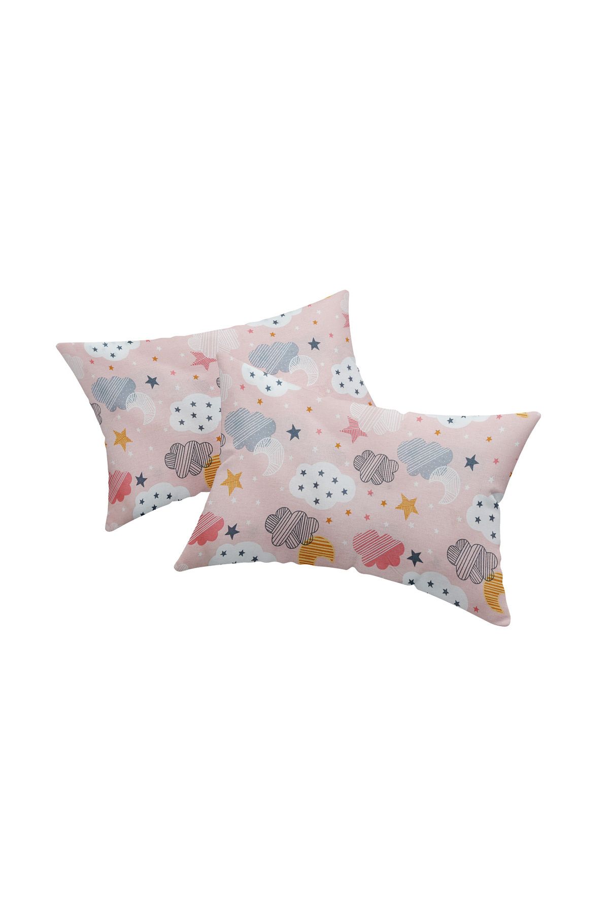 femmhome Premium %100 Pamuk Bebek Yastık Kılıfı 35x45 Cm 2 Adet