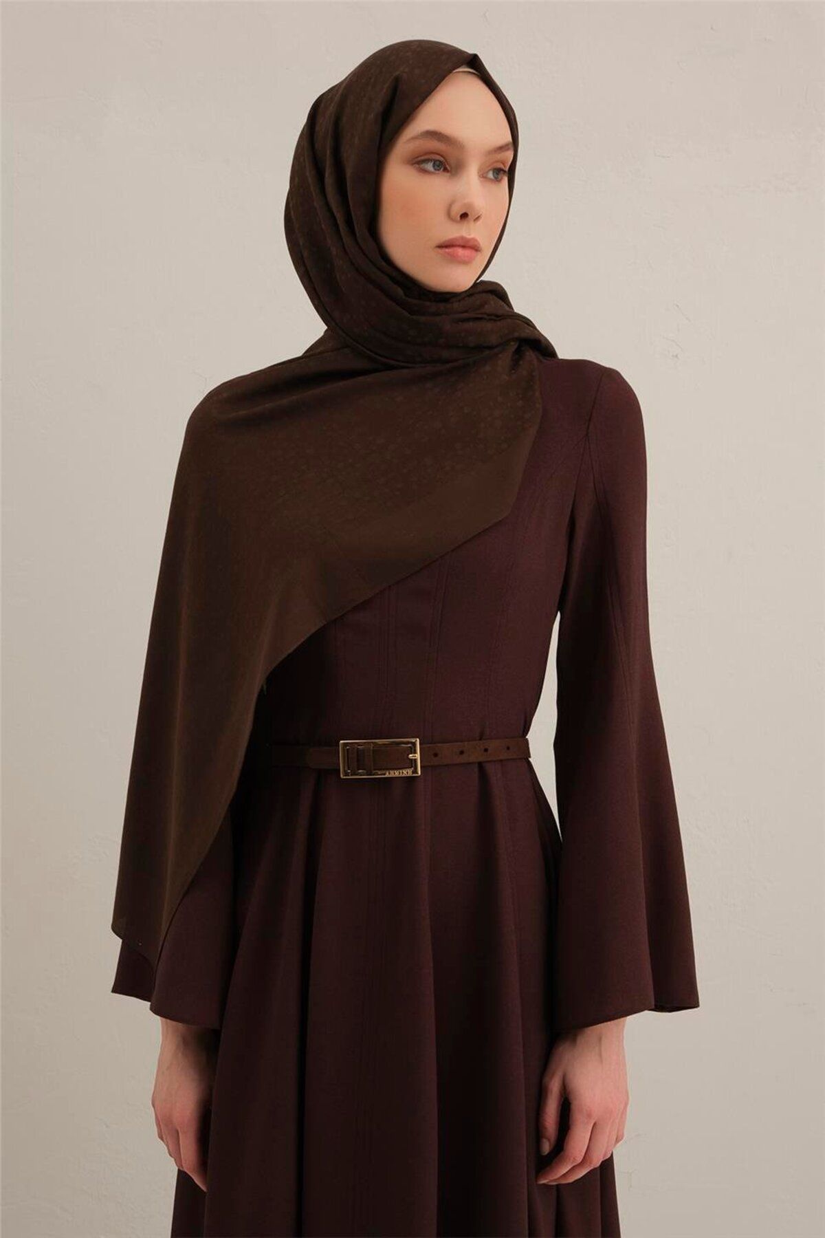 Armine Damla Desen Bambu Cotton Şal 10