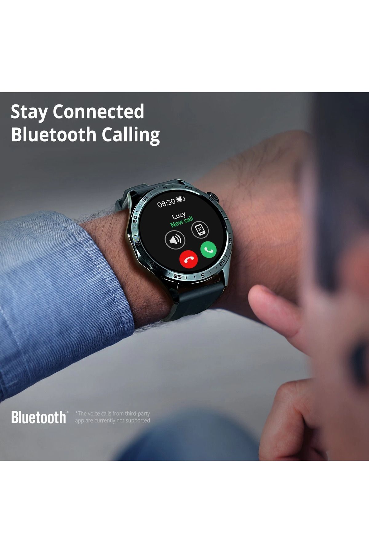 AIWR-Peps 1R Smart Watch, 1.43” HD AMOLED GPS Bluetooth Calling AI ChatGPT 5ATM 4