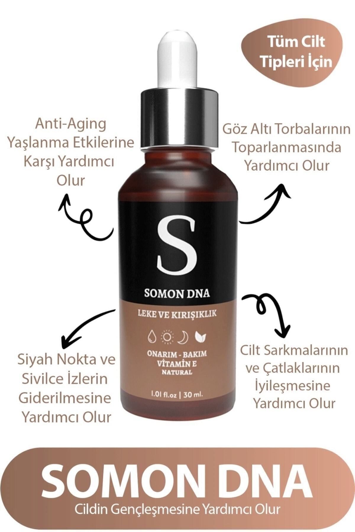 Somon Dna Serum - Leke & Yaşlanma Karşıtı, Onarım, Bakım Cilt Yüz Bakım Serumu — SOM.01 — تصویر 8 از 8