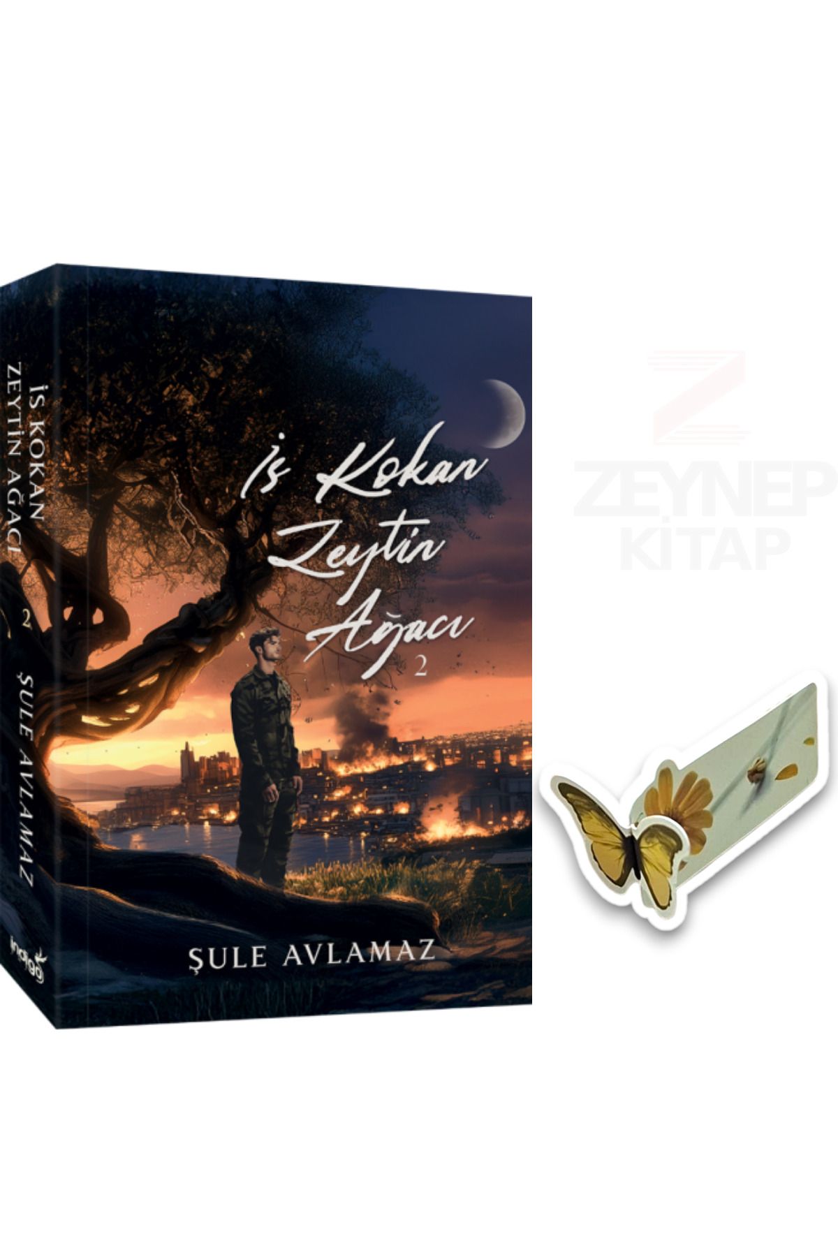 İndigo Kitap İs Kokan Zeytin Ağacı 2(KARTONKAPAK) (Özel Tasarım Hareketli Kelebek Ayraç Hediye)