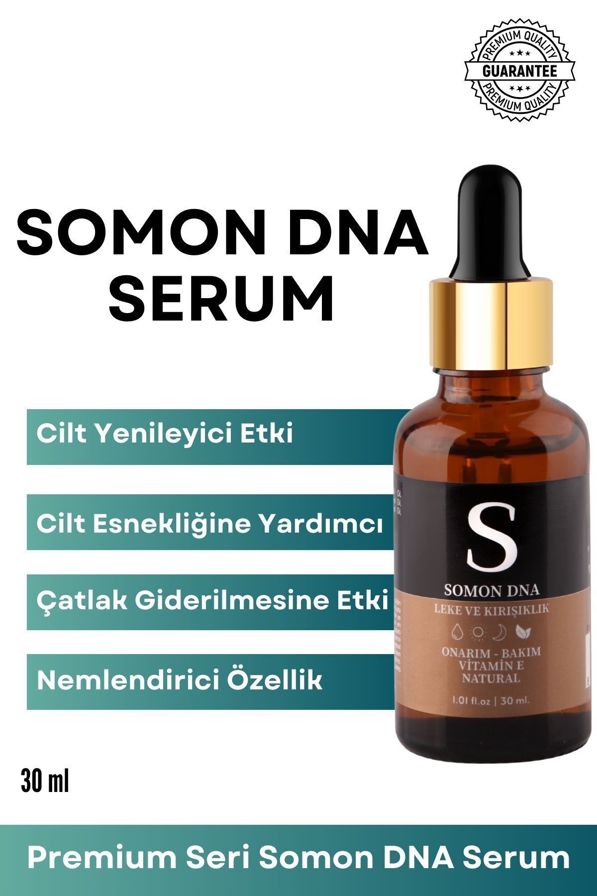Somon Dna Serum - Leke & Yaşlanma Karşıtı, Onarım, Bakım Cilt Yüz Bakım Serumu — SOM.01 — تصویر 6 از 8