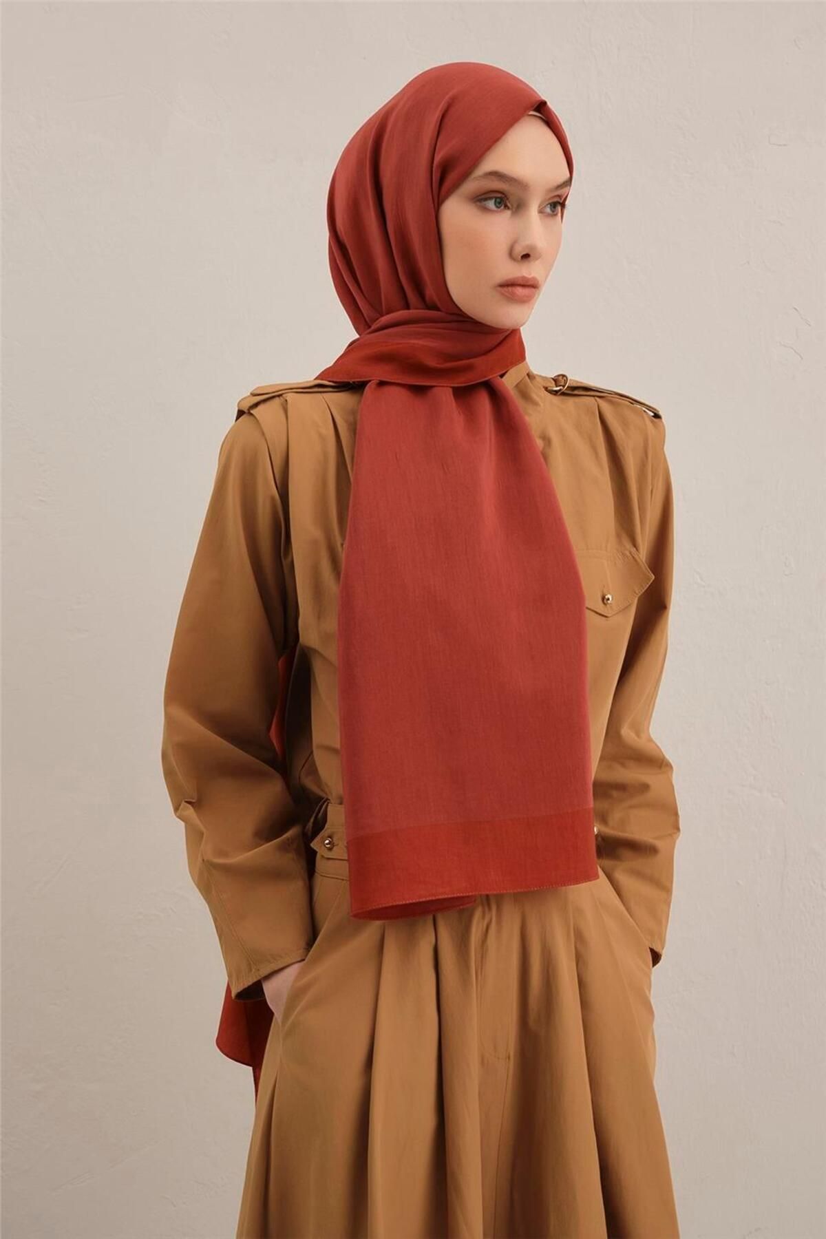 Armine Bordürlü Lyocell Şal 35
