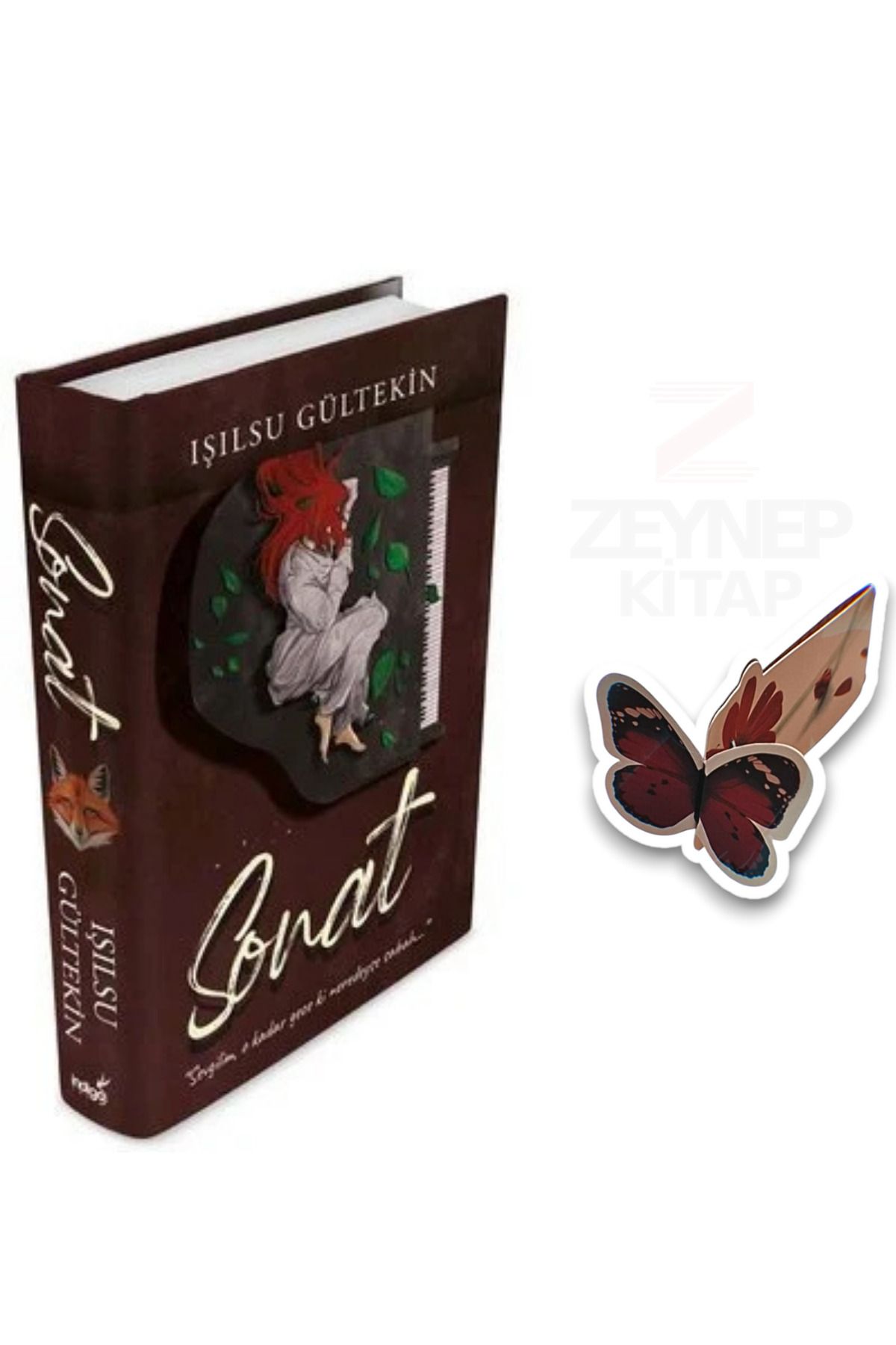 İndigo Kitap Sonat(CİLTLİ)(Özel Tasarım Hareketli Kelebek Ayraç Hediye)
