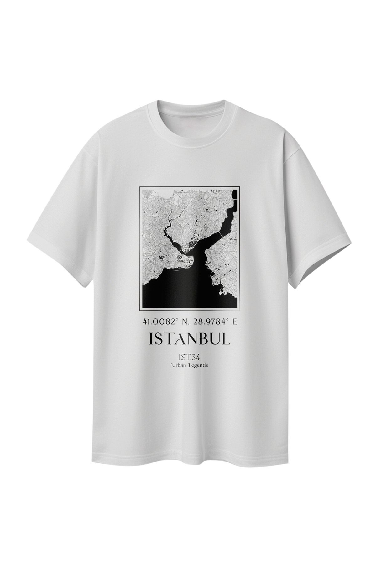 Lifeguard Büyük Beden Dijital Baskılı T-shirt