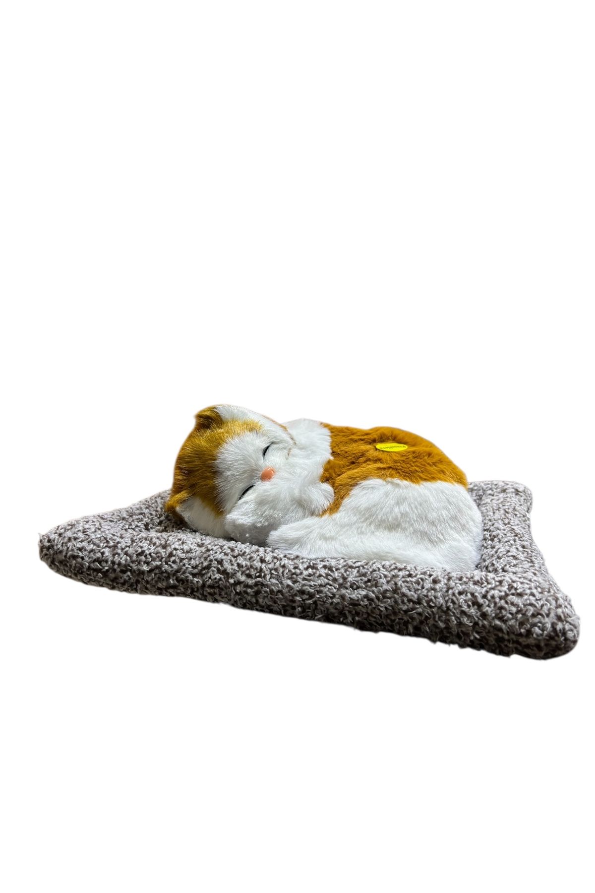 Prlk toys Gerçekçi Uyuyan Büyük Kedi Sesli