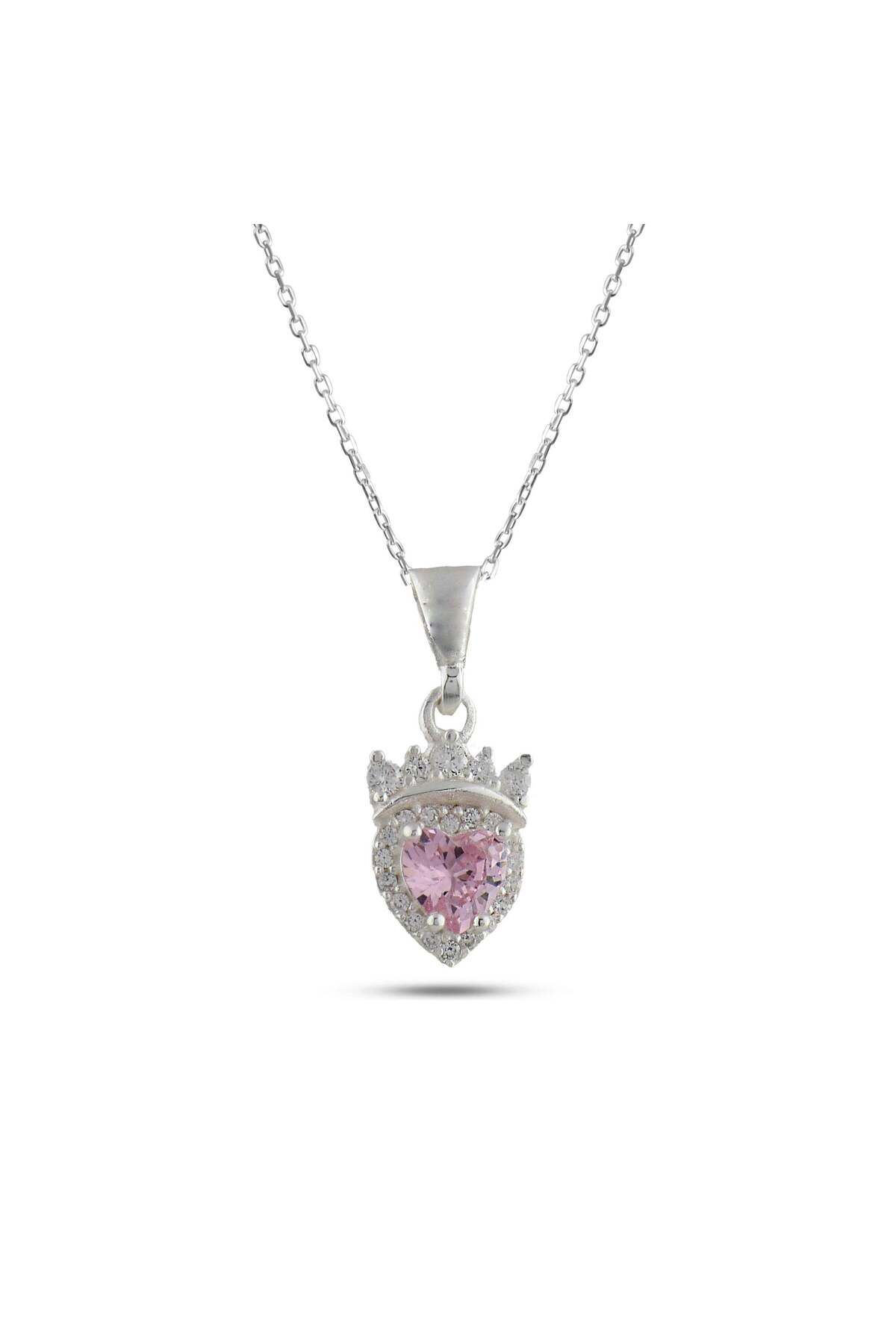Lial Diamond Taç Desenli Gümüş Kolye, 5 gram - Lial Diamond