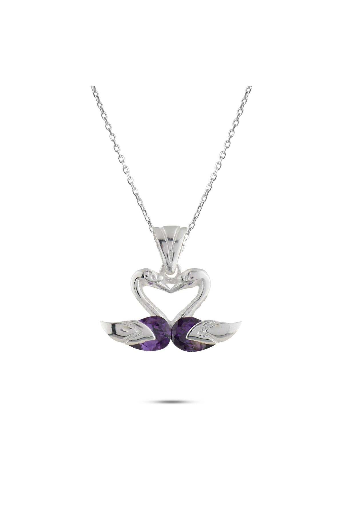 Lial Diamond Kuğu Desenli Gümüş Kolye, 5 gram - Lial Diamond