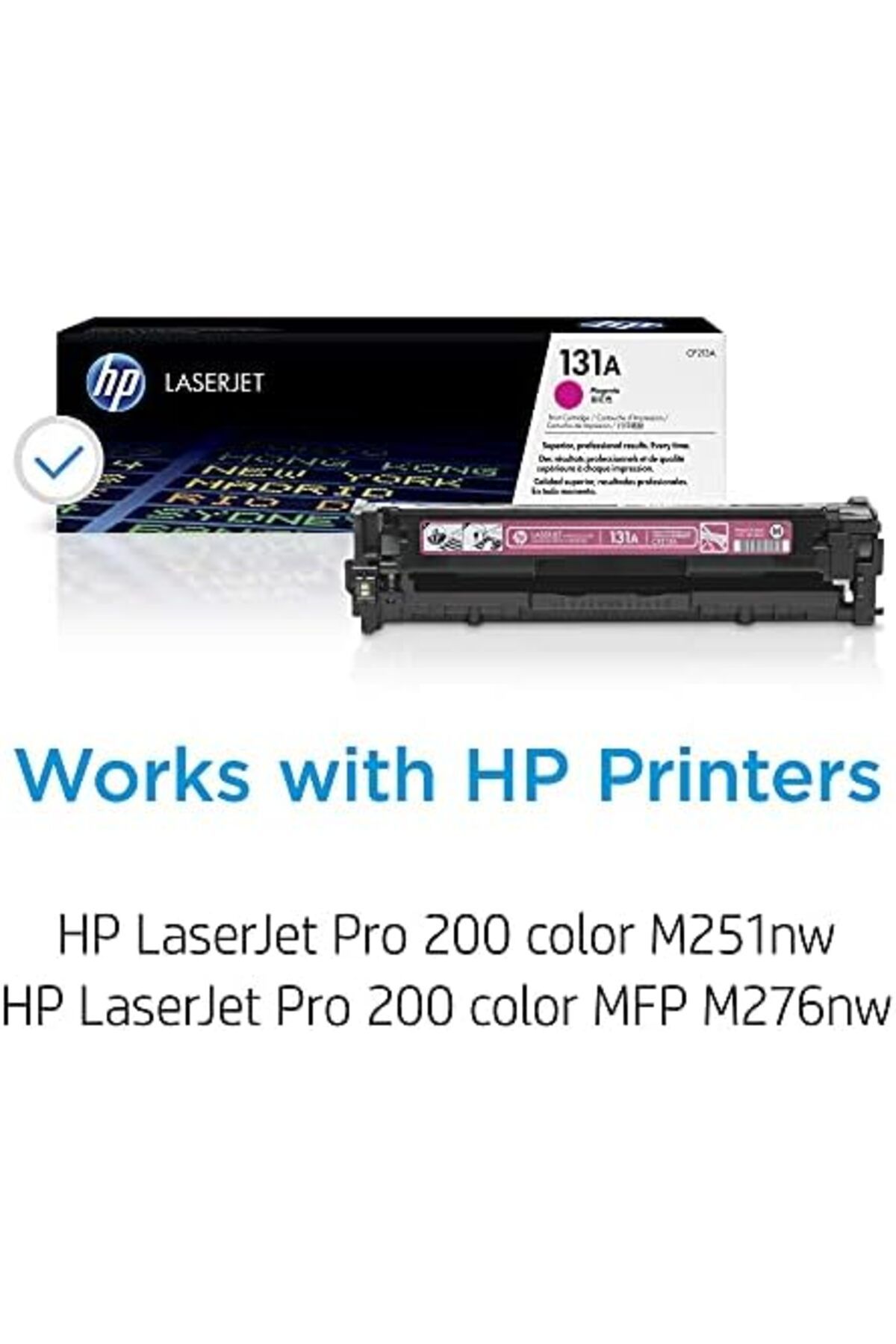 HP-HP 131A Original Magenta Toner Cartridge for LaserJet Printer, Model CF213A 4