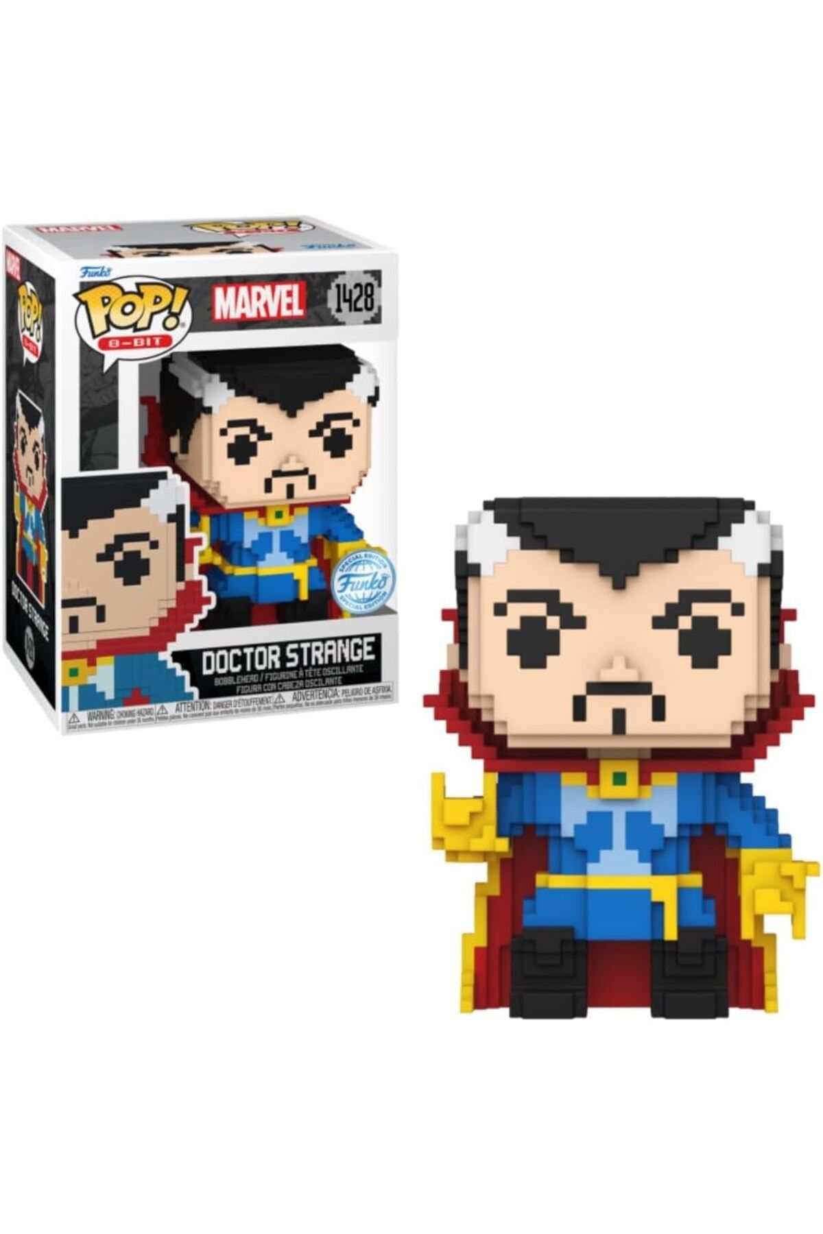 Funko Pop! Marvel: 8-Bit, Dr. Doctor Strange Vinil Koleksiyon Figürü, Marvel Comics