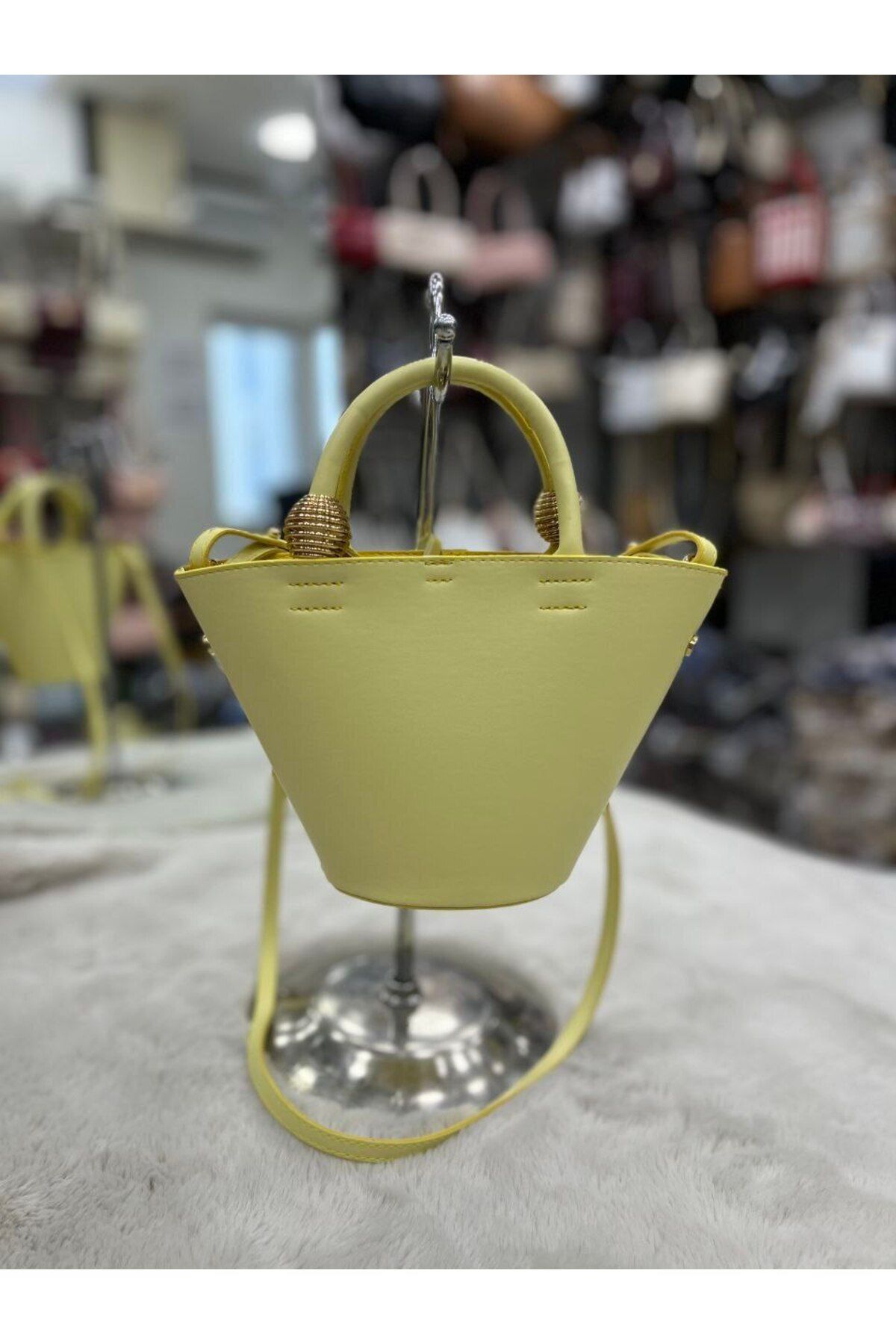 bynarincollection günlük kova model omuz çantası