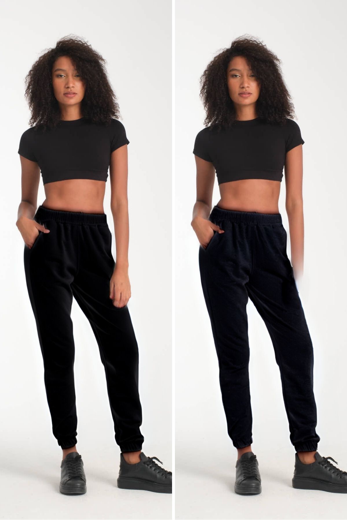 atlanticsport Kadın jogger 2 li avantaj paket lastikli paça eşofman altı