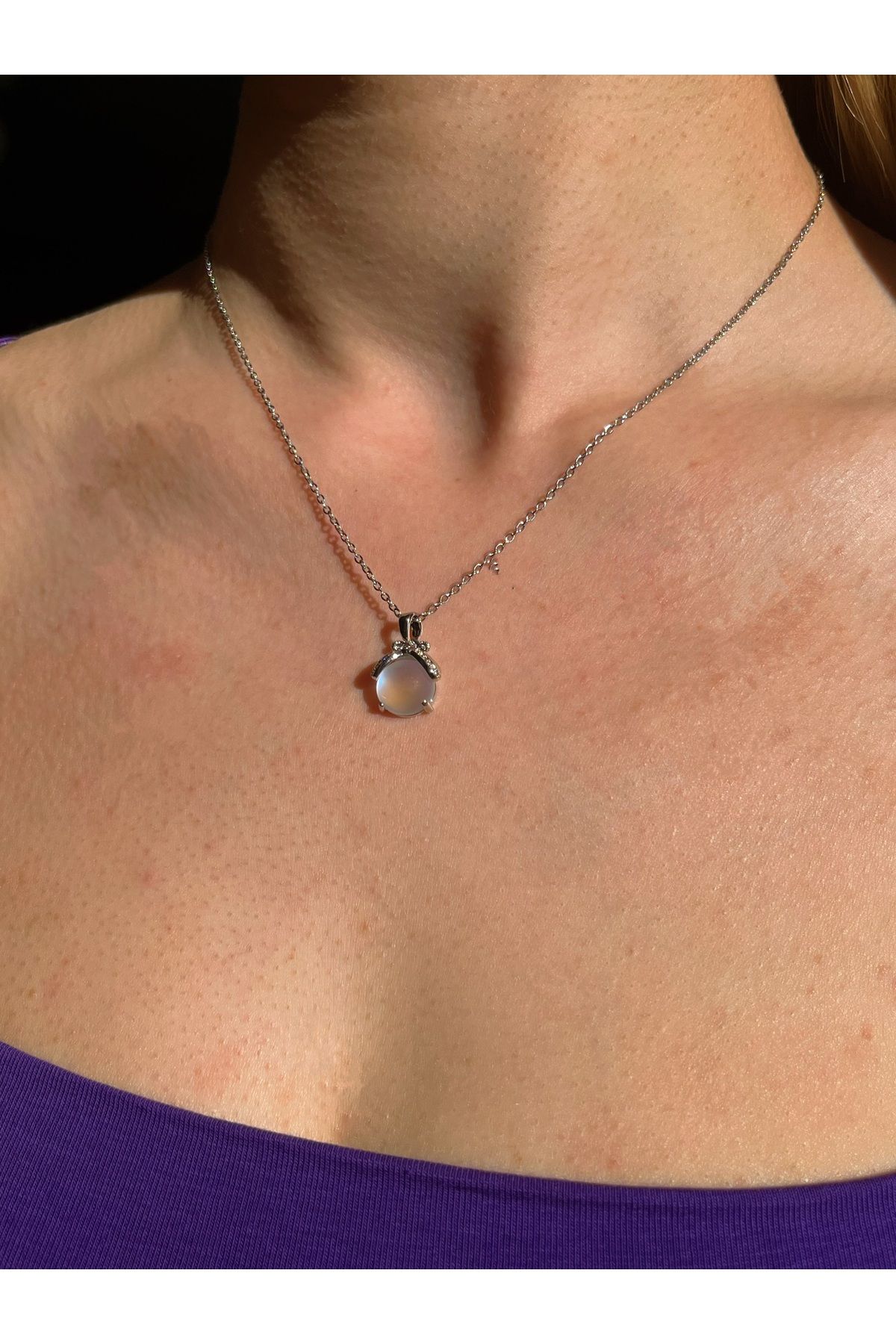B&E SHİNE JEWERLY “Kararmaz Çelik Renkli Kolye”