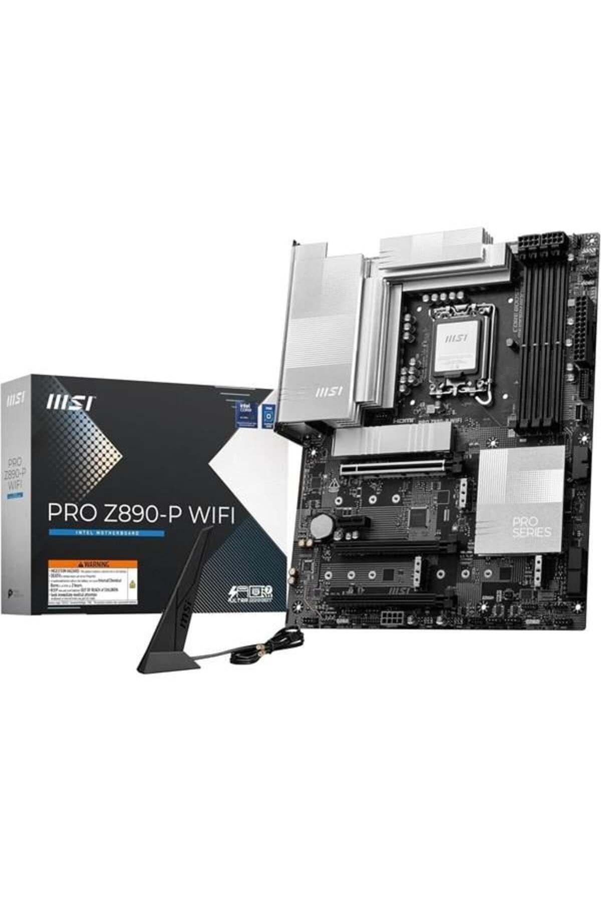 MSI Pro Z890-p Wıfı-7 Ddr5 Hdmı-dp Usbc Pcıe 5.0 1851p Atx