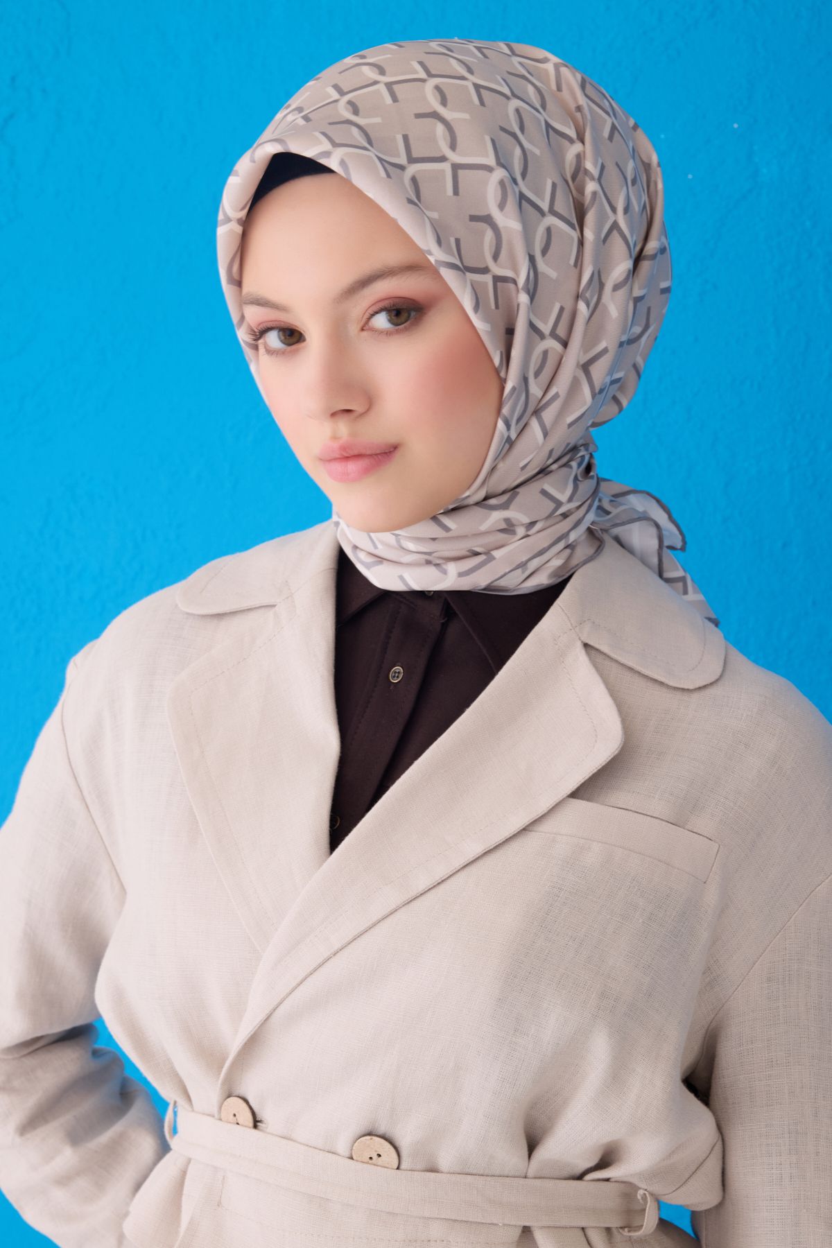 Belli BELLİ SAF İPEK EŞARP 4102D (TWİLL)-83