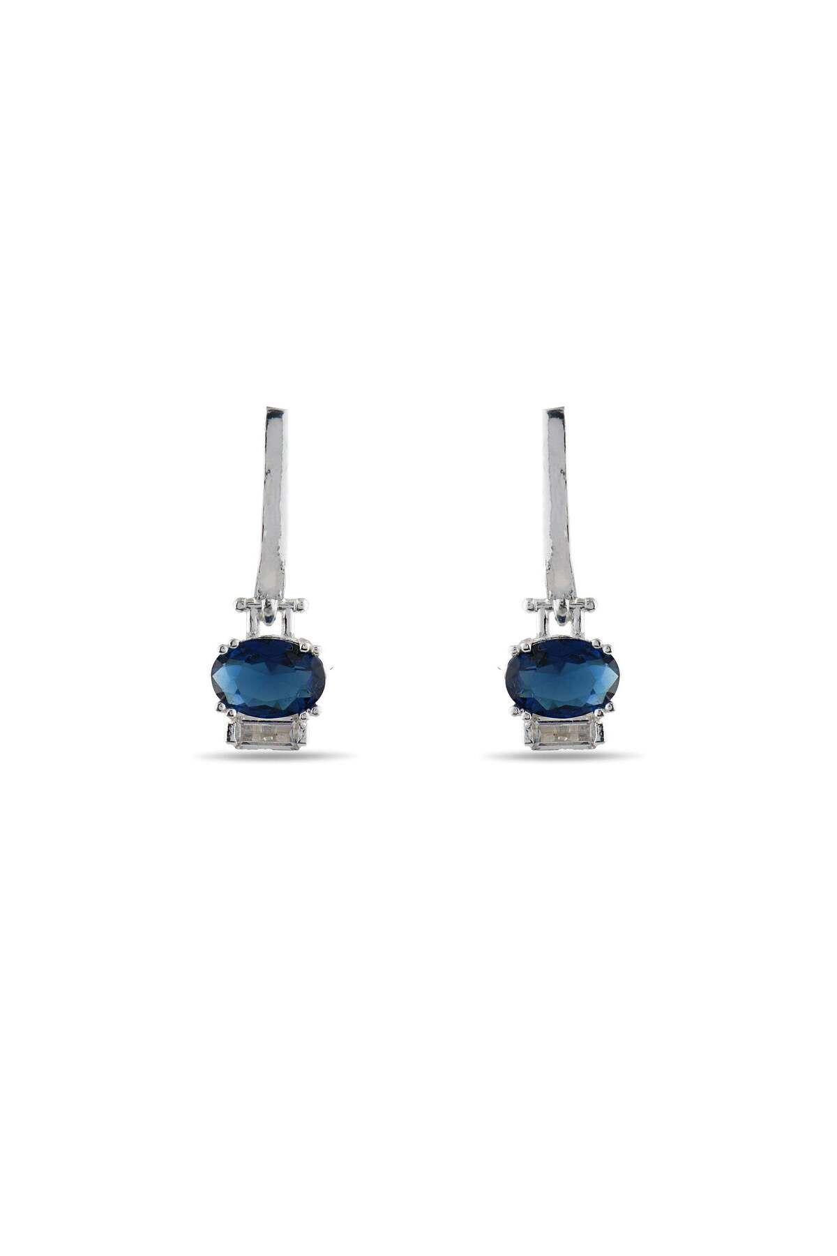 Lial Diamond Doğal Taşlı Gümüş Küpe, 5 gram - Lial Diamond