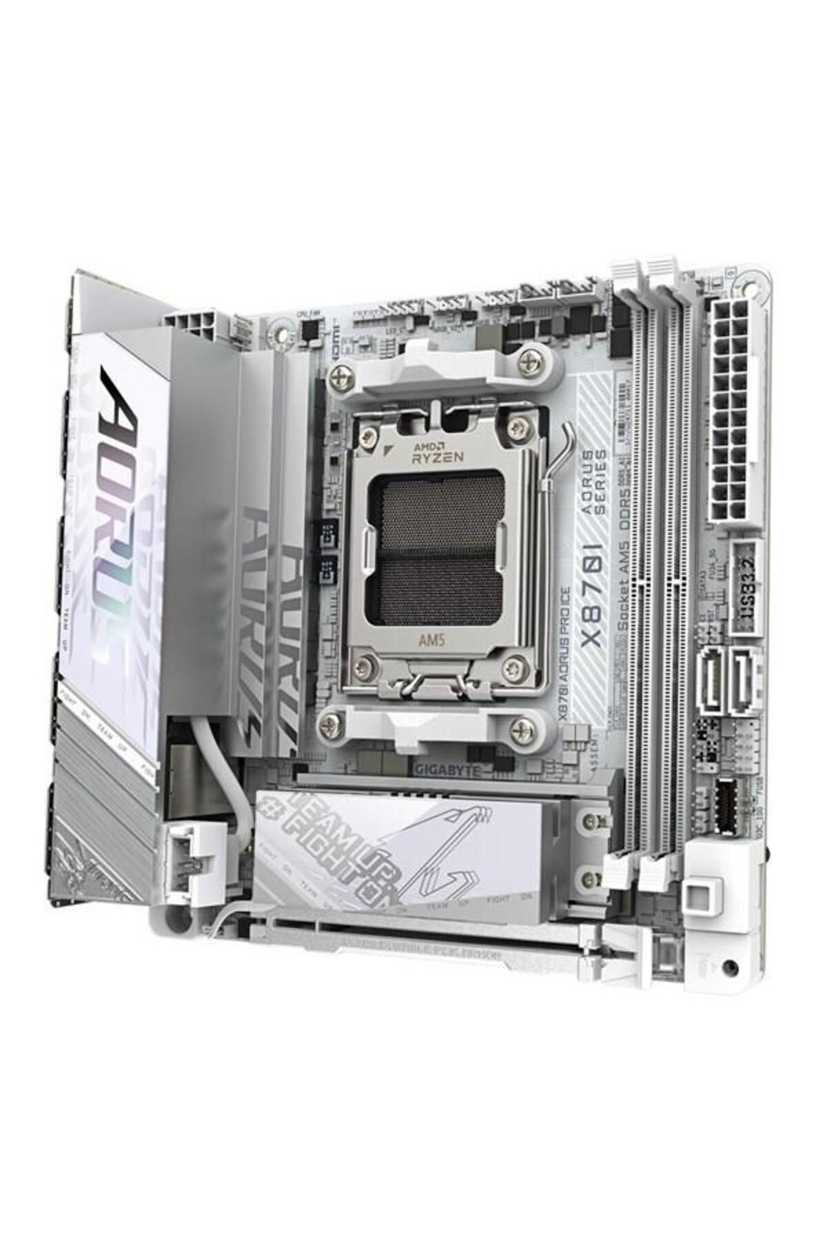 Gigabyte-X870I Aorus Pro Ice Wifi7 Ddr5 Hdmi-Dp Usbc Pcie 5.0 Am5 Mitx 4