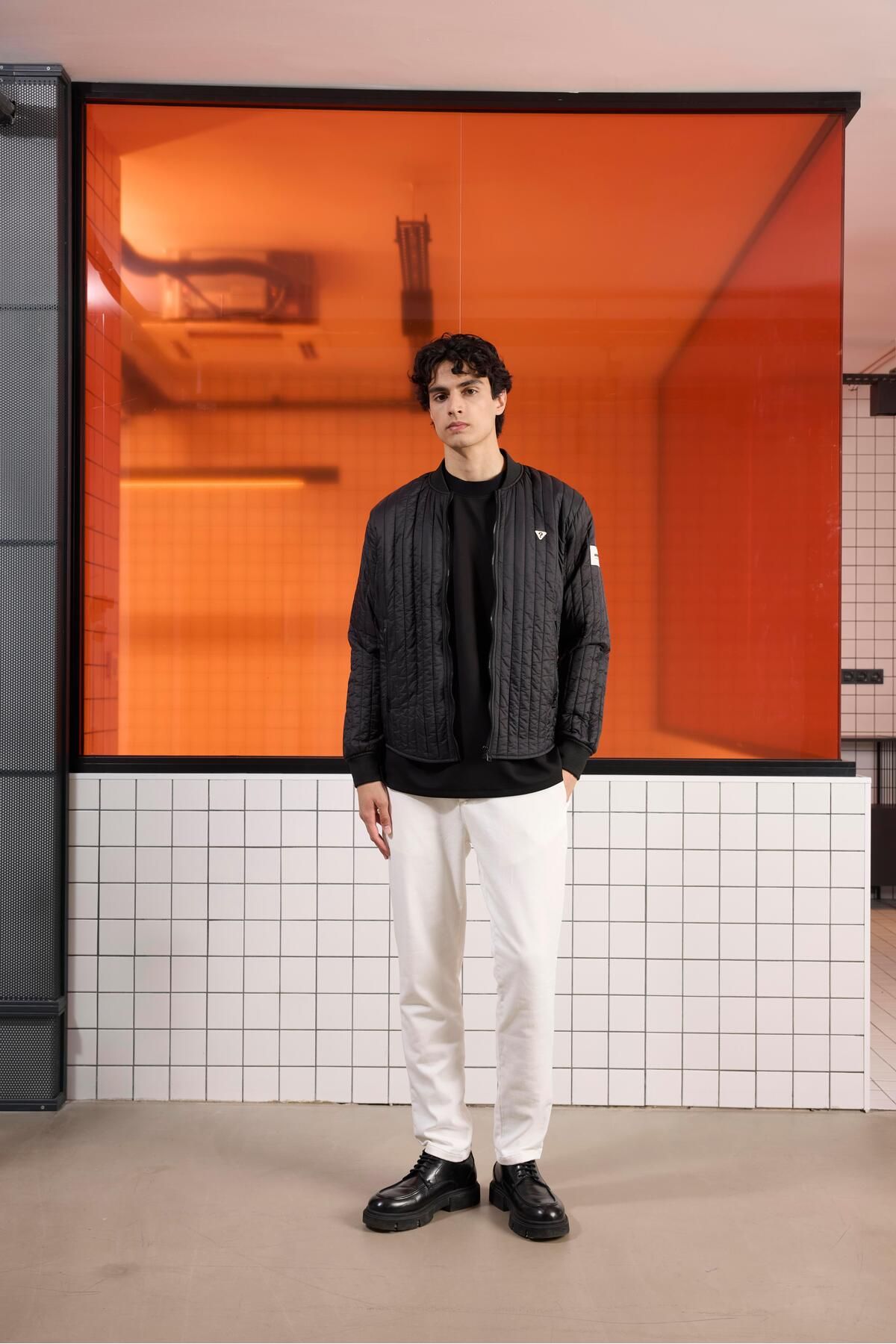 GMG FIRENZE Bomber Yaka Kapitone Erkek Mont