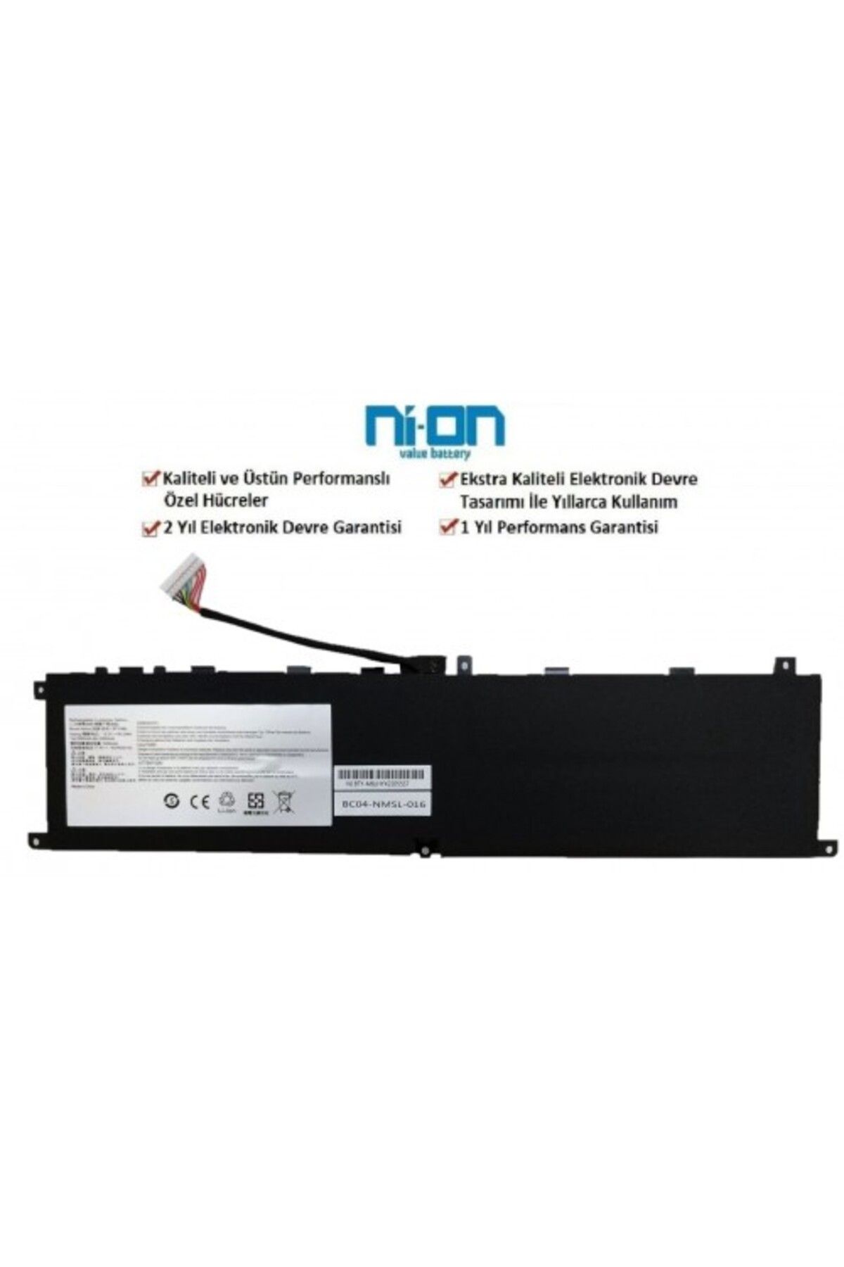 NION Msi MS-17B4 MS-16K3 MS-16W1 uyumlu Notebook bataryası -pil