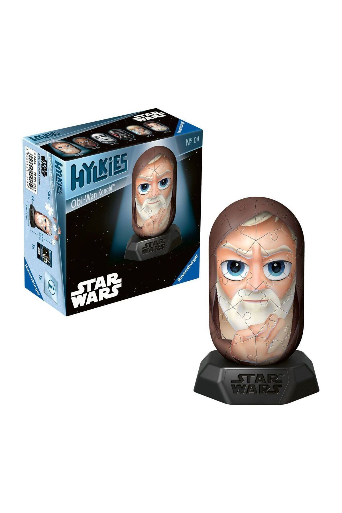 swilex 010159 Hylkies Wars - Obi Wan Kenobi 54 parça Puzzle - No:04 - Ravensburger