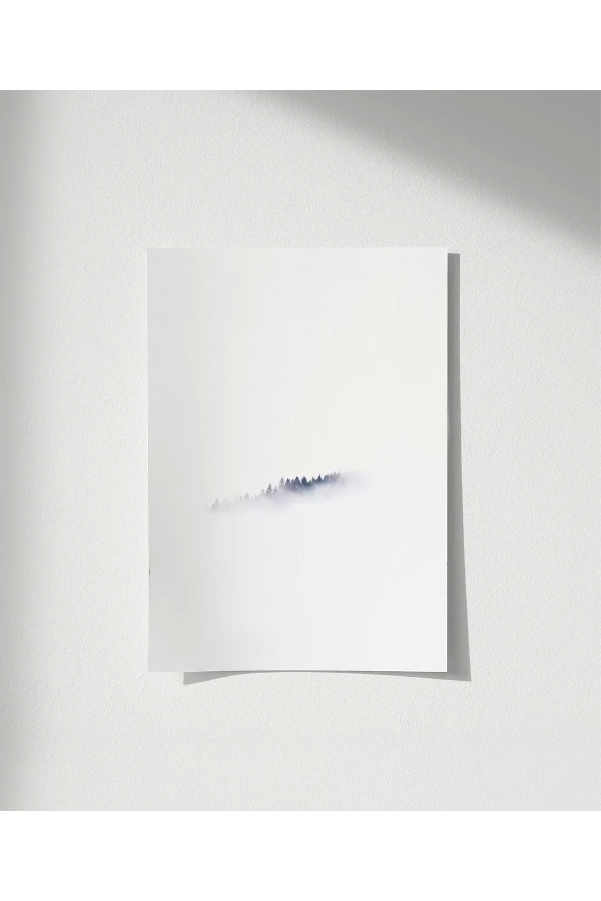 VOGLOO Çerçevesiz Poster Sisli Zirve