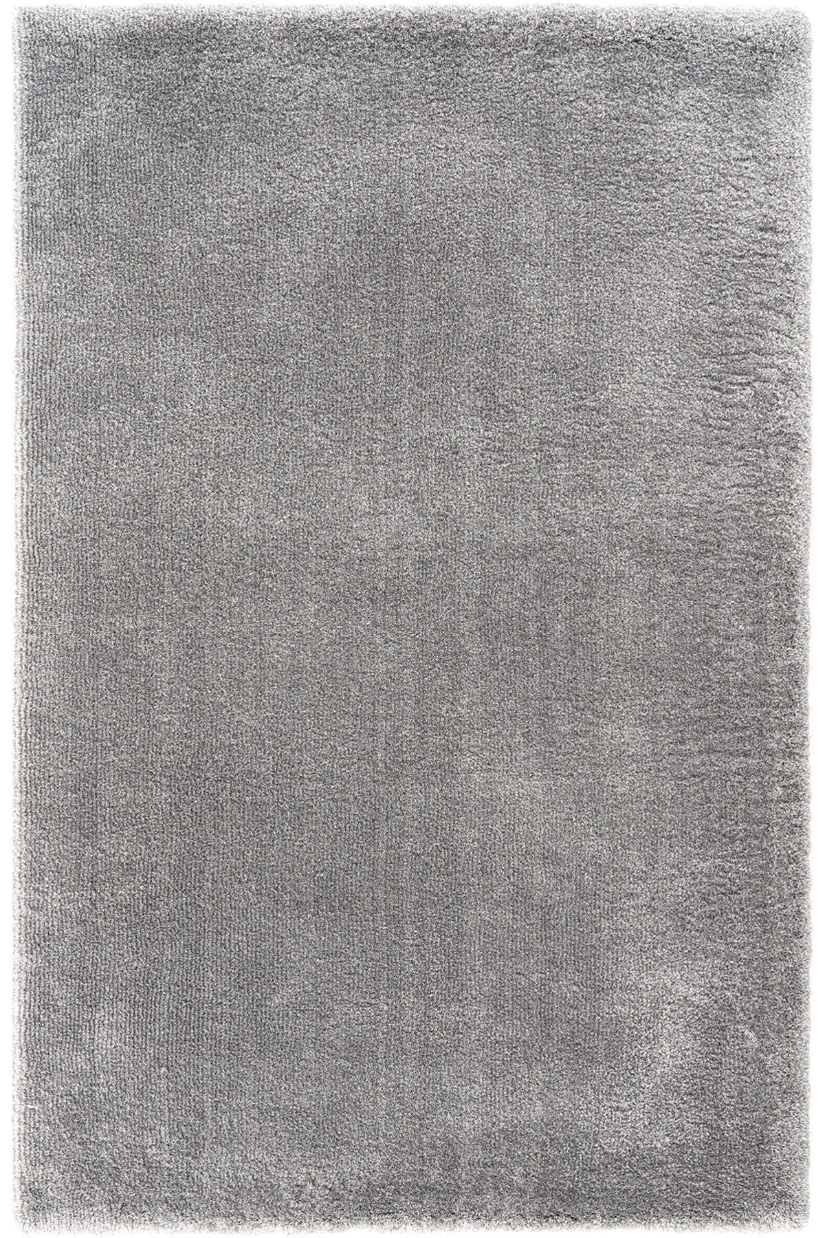 Halımax Eko Halı Lotto LT Plain Grey Yumuşak Dokulu Modern Hav Vermez Shaggy Halı
