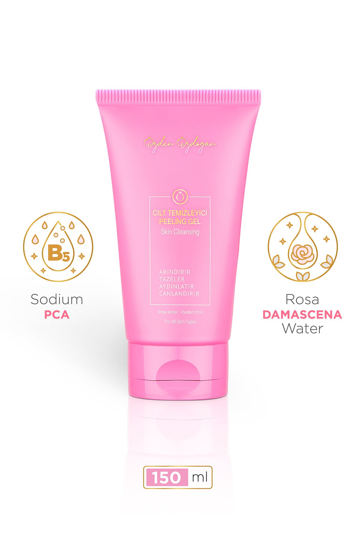 Gül Suyu İçerikli Arındırıcı ve Aydınlatıcı Peeling Jel 150 ml