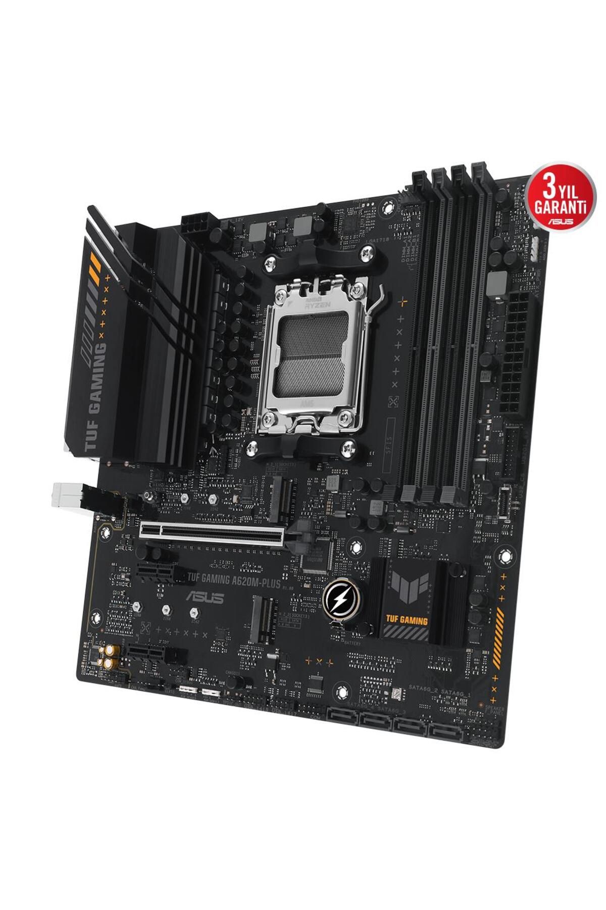 ASUS-TUF GAMING A620M-PLUS WIFI DDR5 HDMI M.2 MATX AM5 4