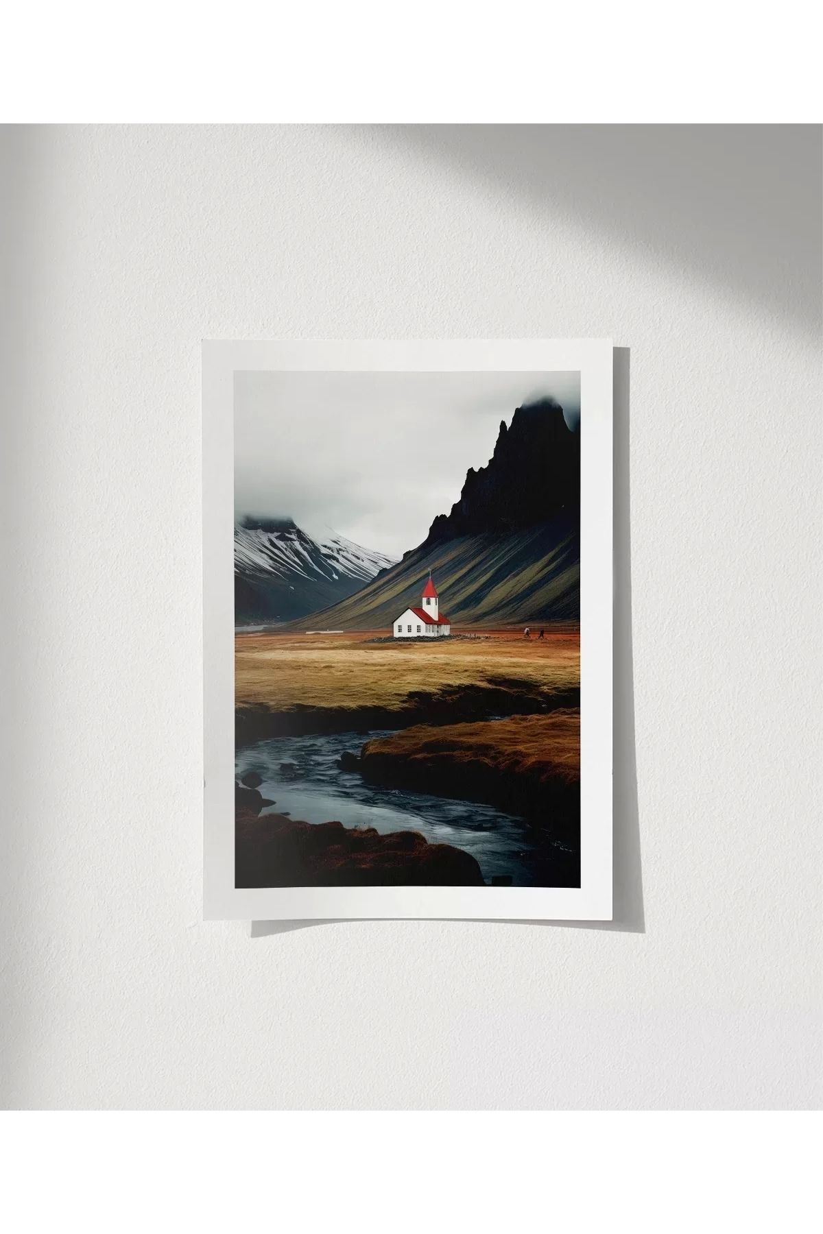 VOGLOO Çerçevesiz Poster Doğanın Kucağında Dua
