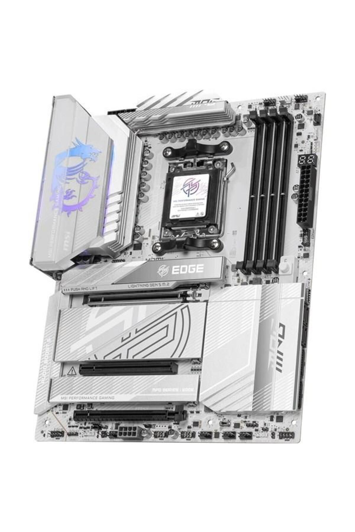 MSI-MPG X870e EDGE TI WIFI7 DDR5 RGB HDMI-DP USBC PCIE 5.0 AM5 ATX 3