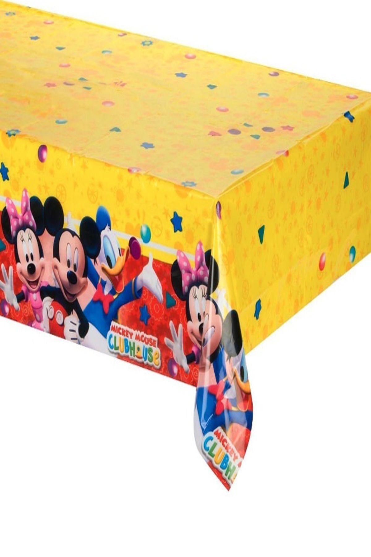 PARTİ SEPETİ Parti Sepeti Mickey Club House Temalı Masa Örtüsü