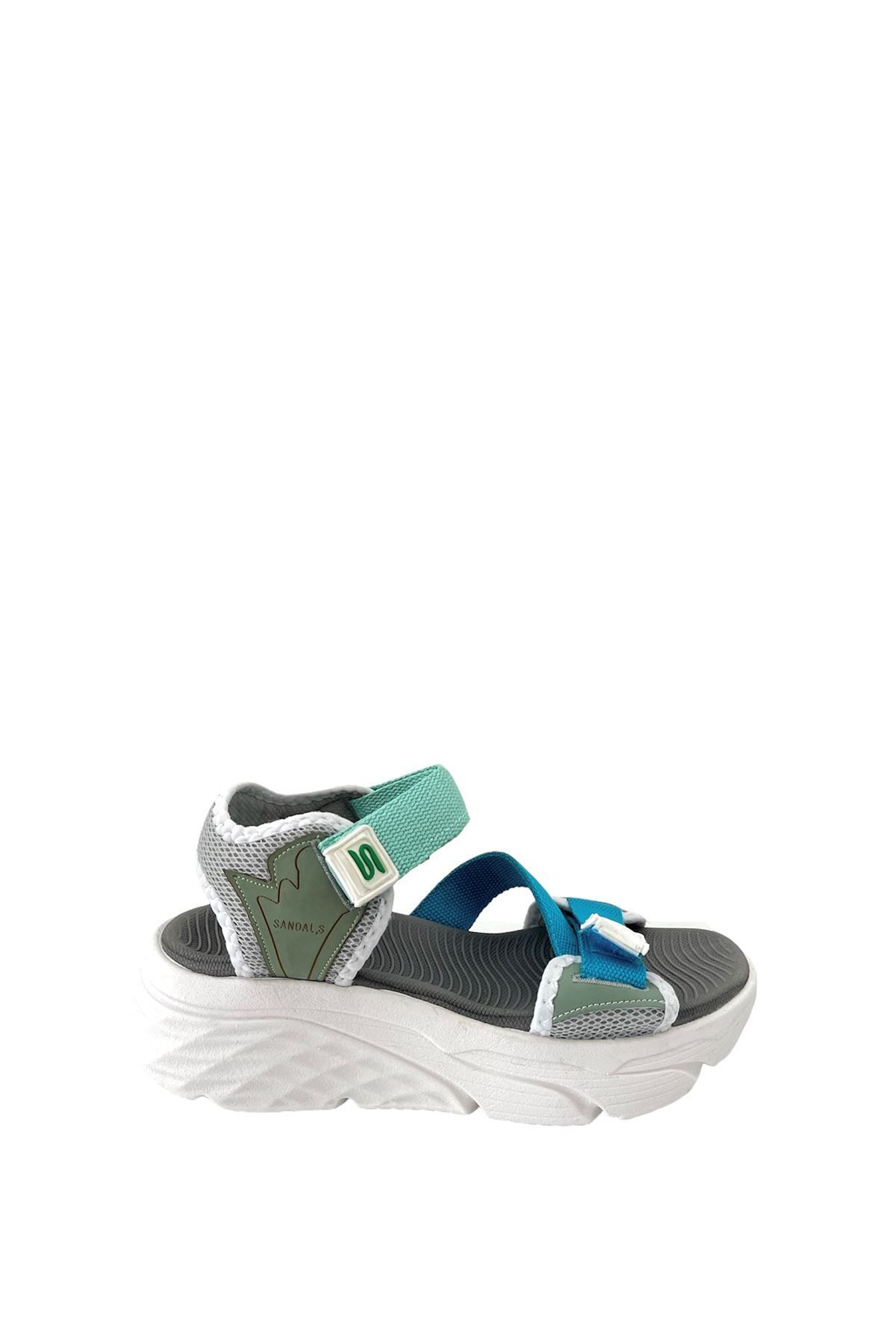 Saracshoes Kadın Bantlı Spor Sandalet Mavi Energy
