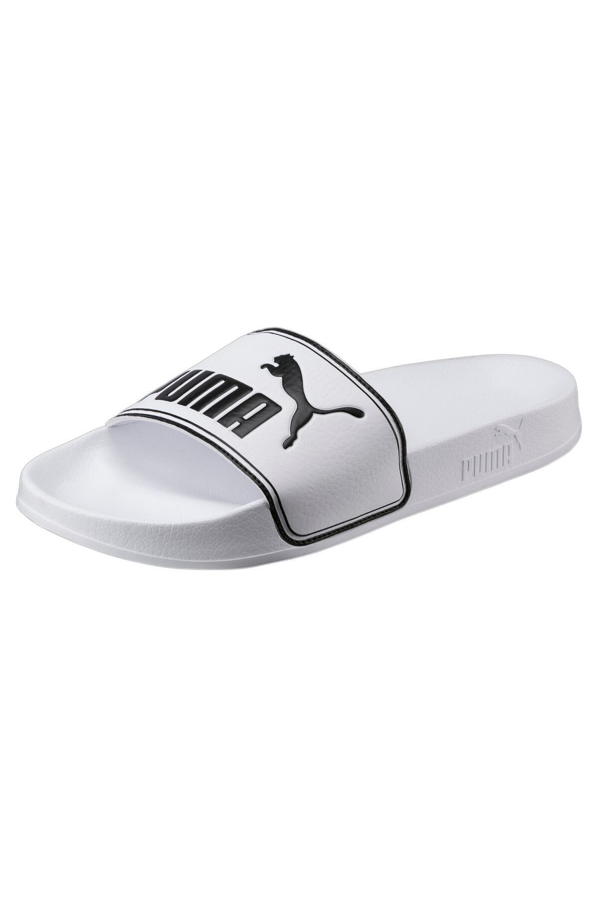 Puma-Unisex Leadcat Slide Sandals Sports Slippers - White 1