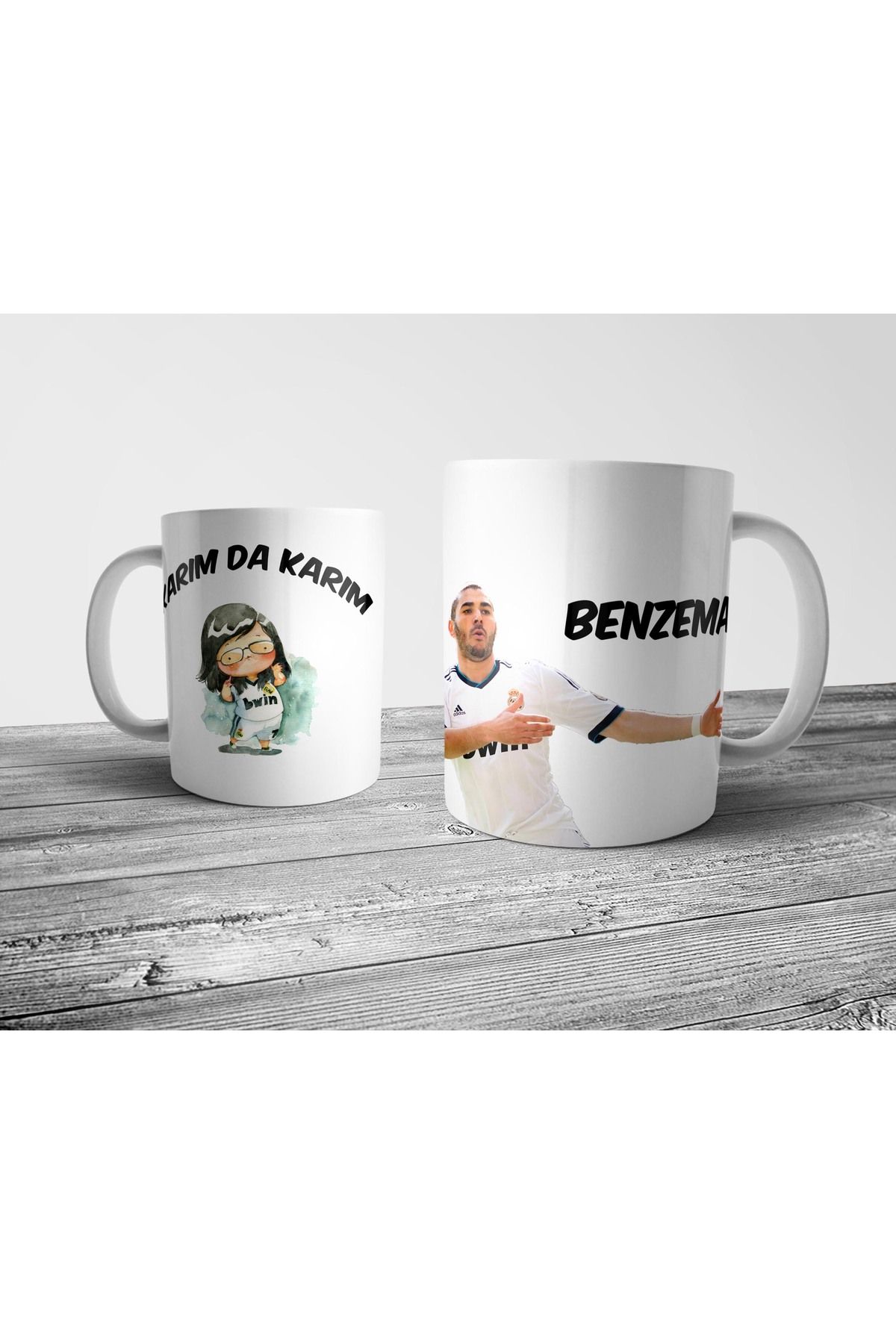 Pixxa Karım da Karim Benzema Kupa Bardak
