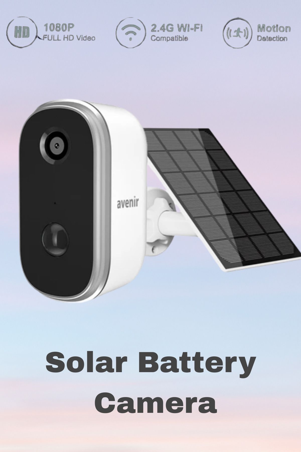 Fabius Solar Panelli Güneş Enerjili Dış Ortam Wifi Akıllı Kamera