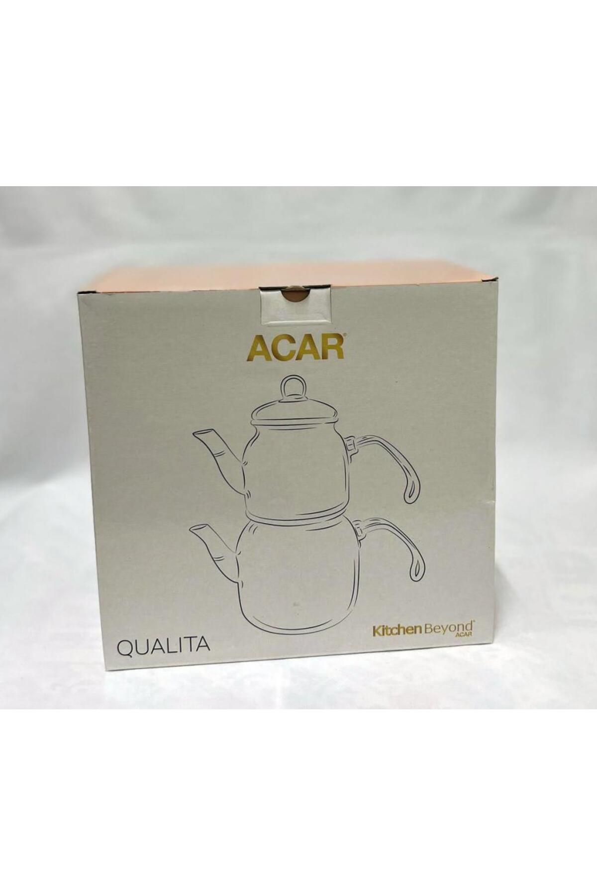 ACAR-Qualita Viola Mini Enamel Teapot Set Xap-07779 3