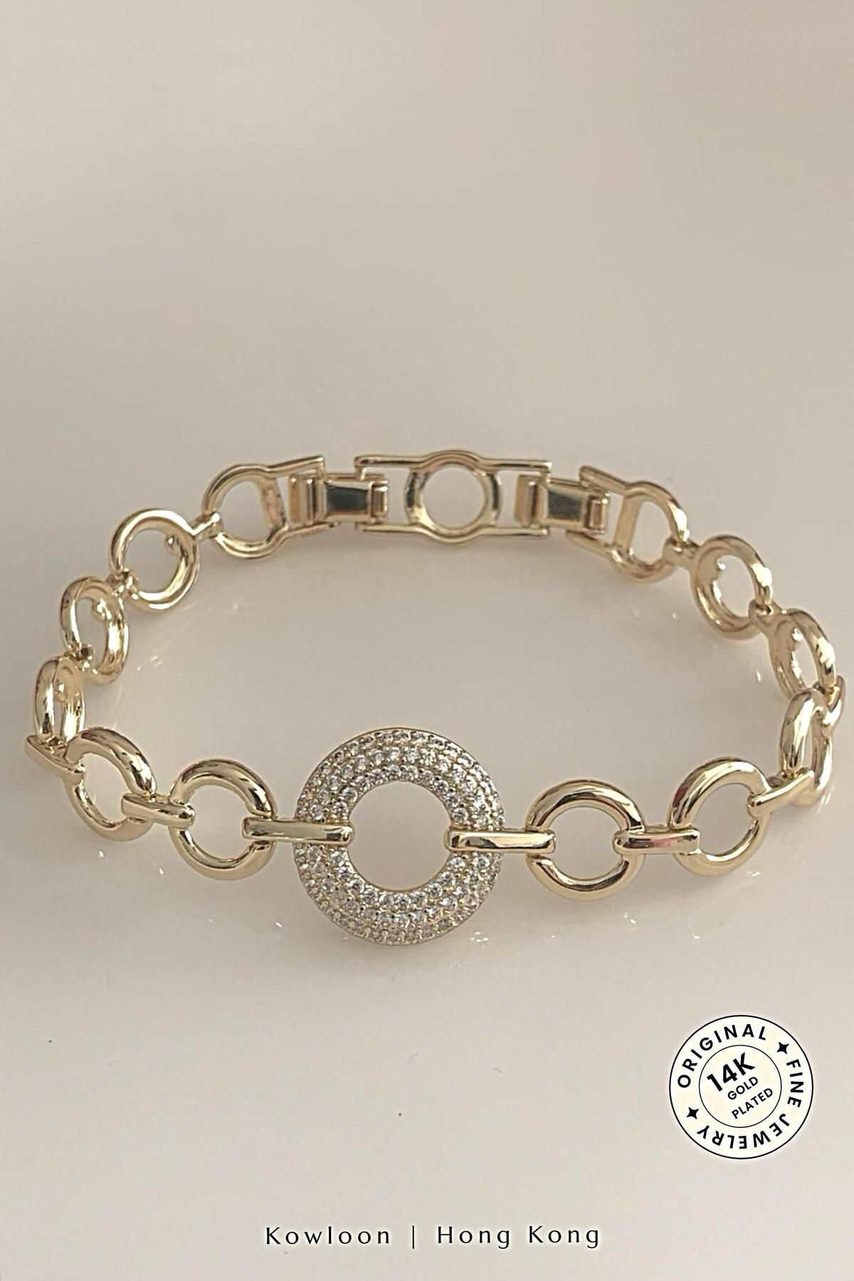 cacharel classic 14K Altın Kaplama Çelik Bileklik