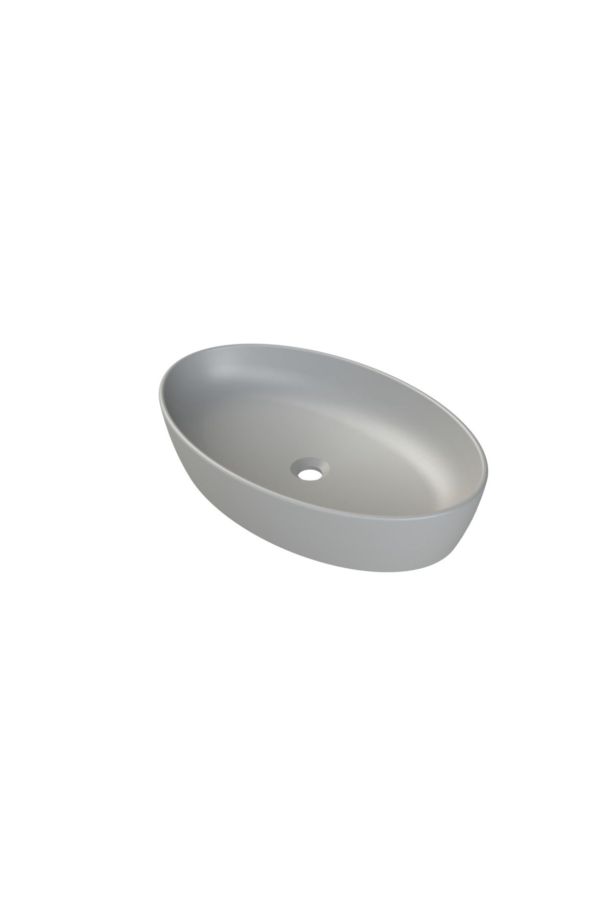 Turkuaz MAT GRİ ONE 67 CM LAVABO (B.DELİKSİZ)