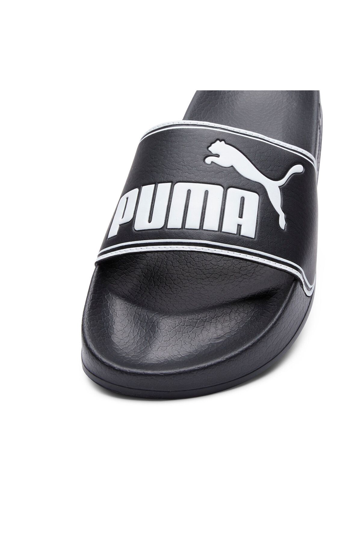 Puma-Unisex Leadcat Slide Sandals Sports Slippers - Black 6