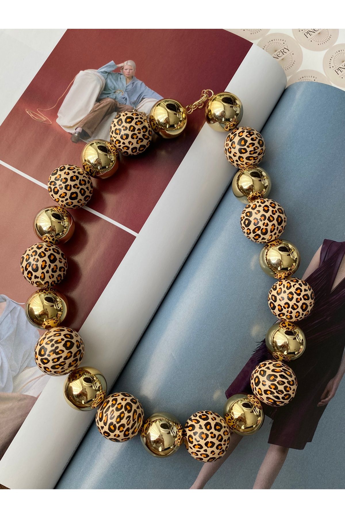 Pinery Jewels Vintage Sıralı Toplu Kadın Kolye